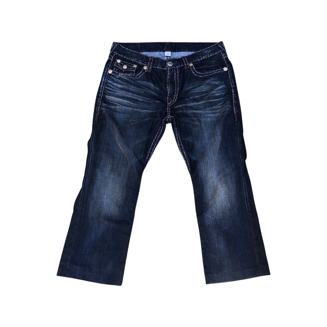 True Religion × Vintage RARE True Religion Jeans Size 38 STRAIGHT Blue/Purple Size US 38 / EU 54 - 5 Thumbnail