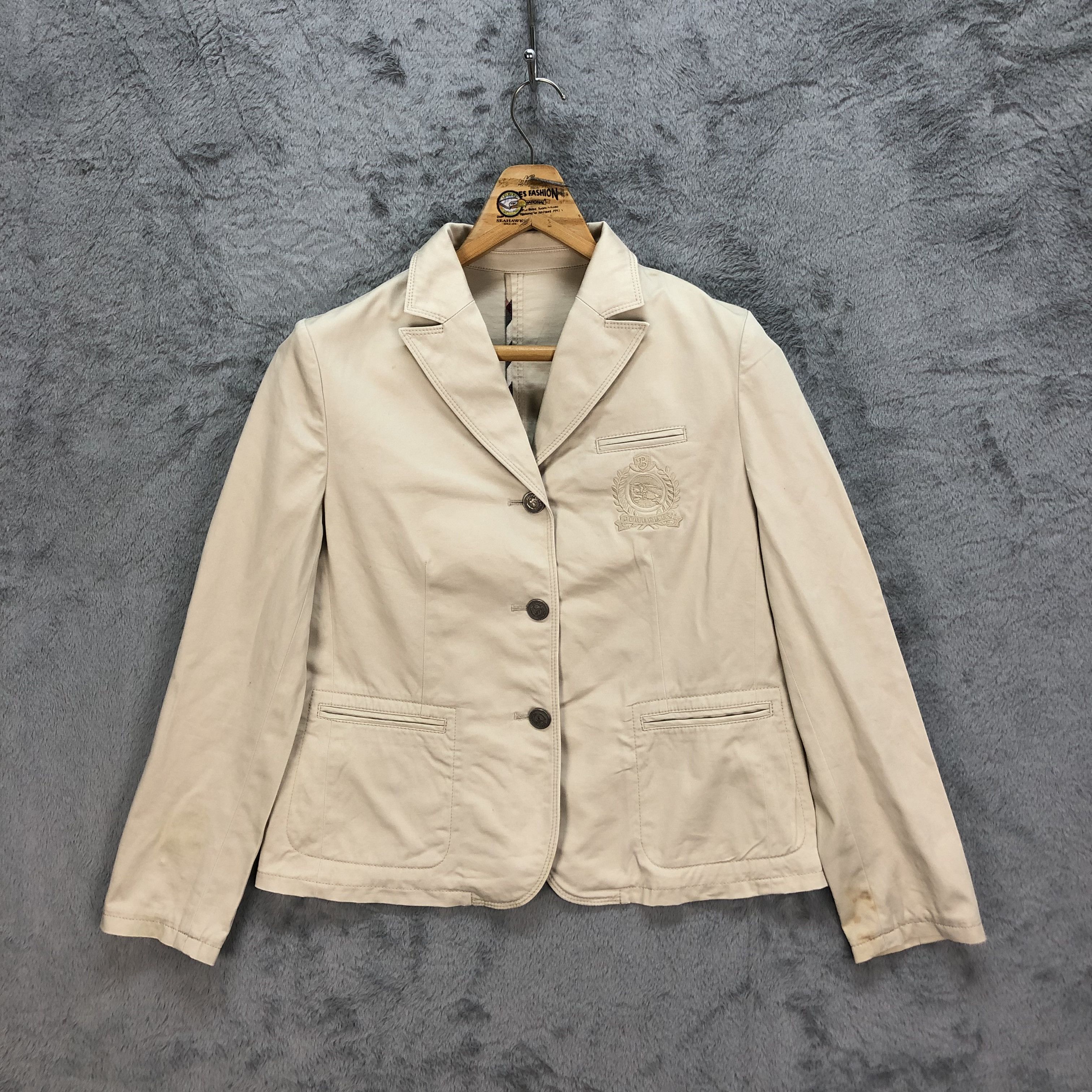 Burberry BURBERRY LONDON MADE IN JAPAN CASUAL JACKET #5242-181 Size S / US 4 / IT 40 - 1 Thumbnail