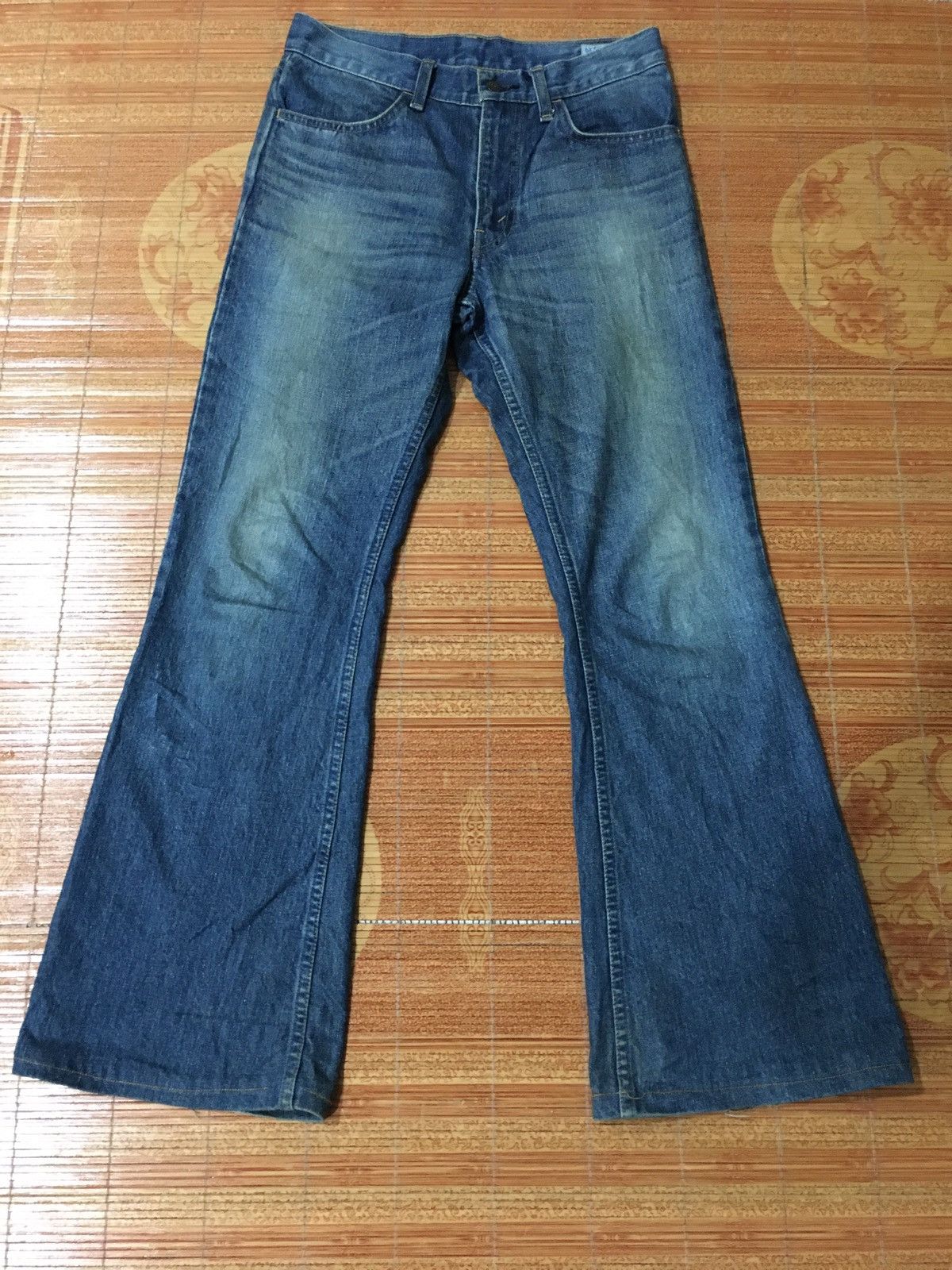 Orslow FLARED Orslow Medium Wash Blue Distressed 30x28 Size US 30 / EU 46 - 2 Thumbnail