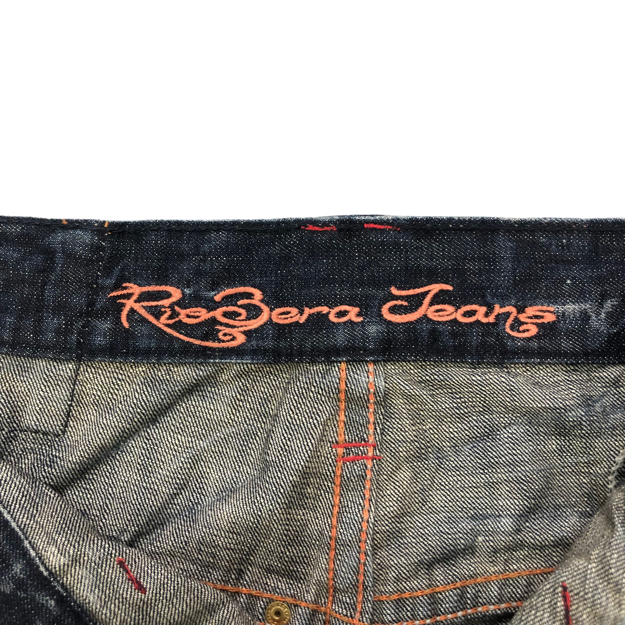 Japanese Brand RIOBERA JEANS JAPAN TRASHED DISTRESS DENIM PANT #6125-220 Size US 34 / EU 50 - 11 Thumbnail