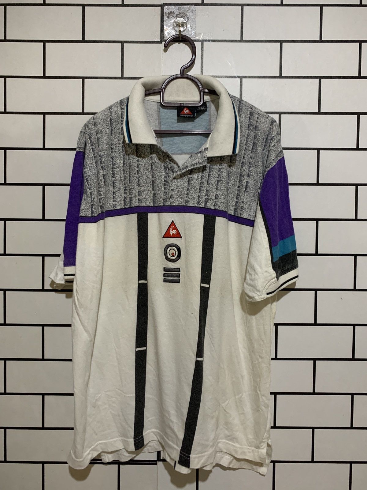 image of Vintage Le Coq Sportif Vd16 in White, Men's (Size XL)