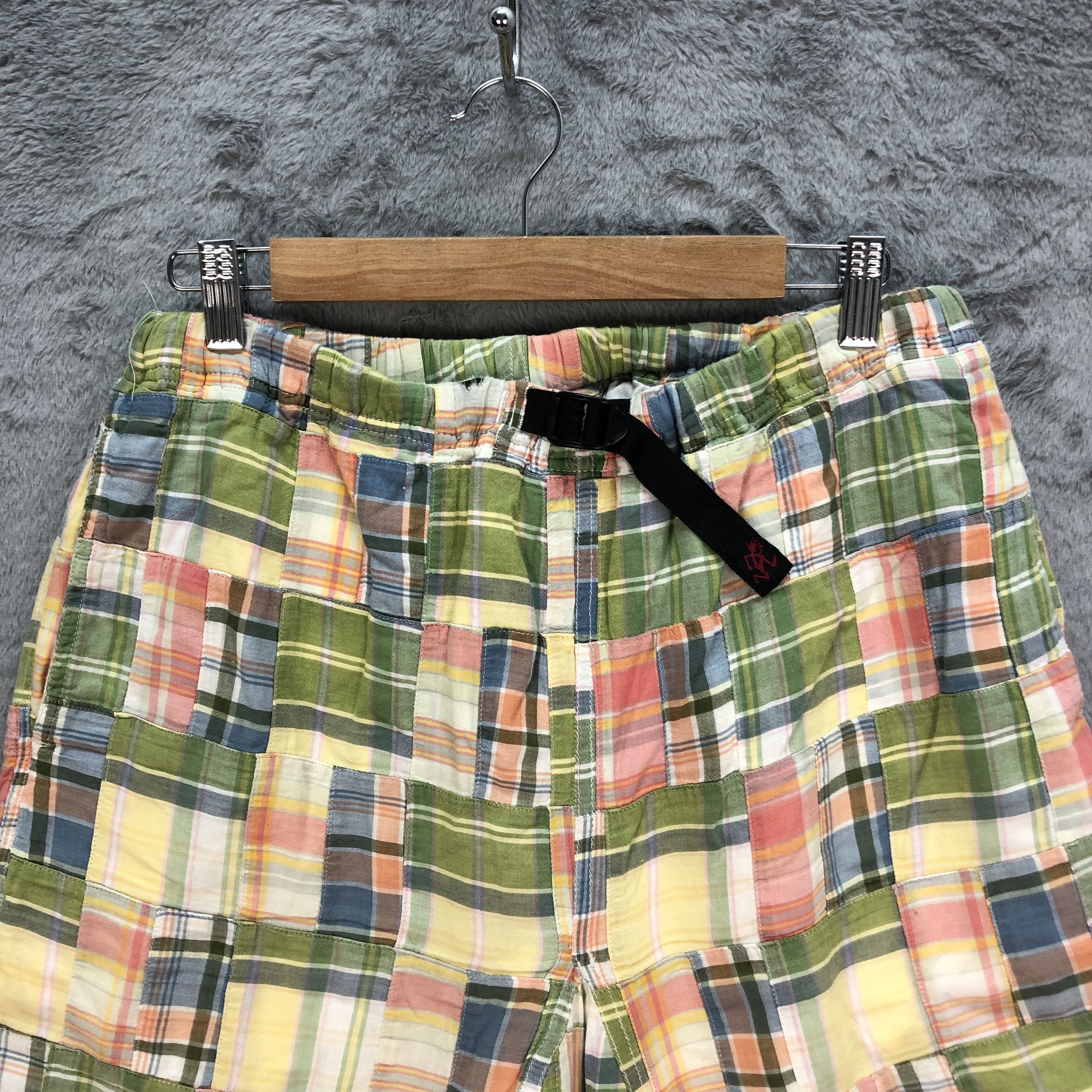 Gramicci GRAMICCI TARTAN PATCHWORK SHORTS PANT #6204-54 Size US 29 - 2 Thumbnail
