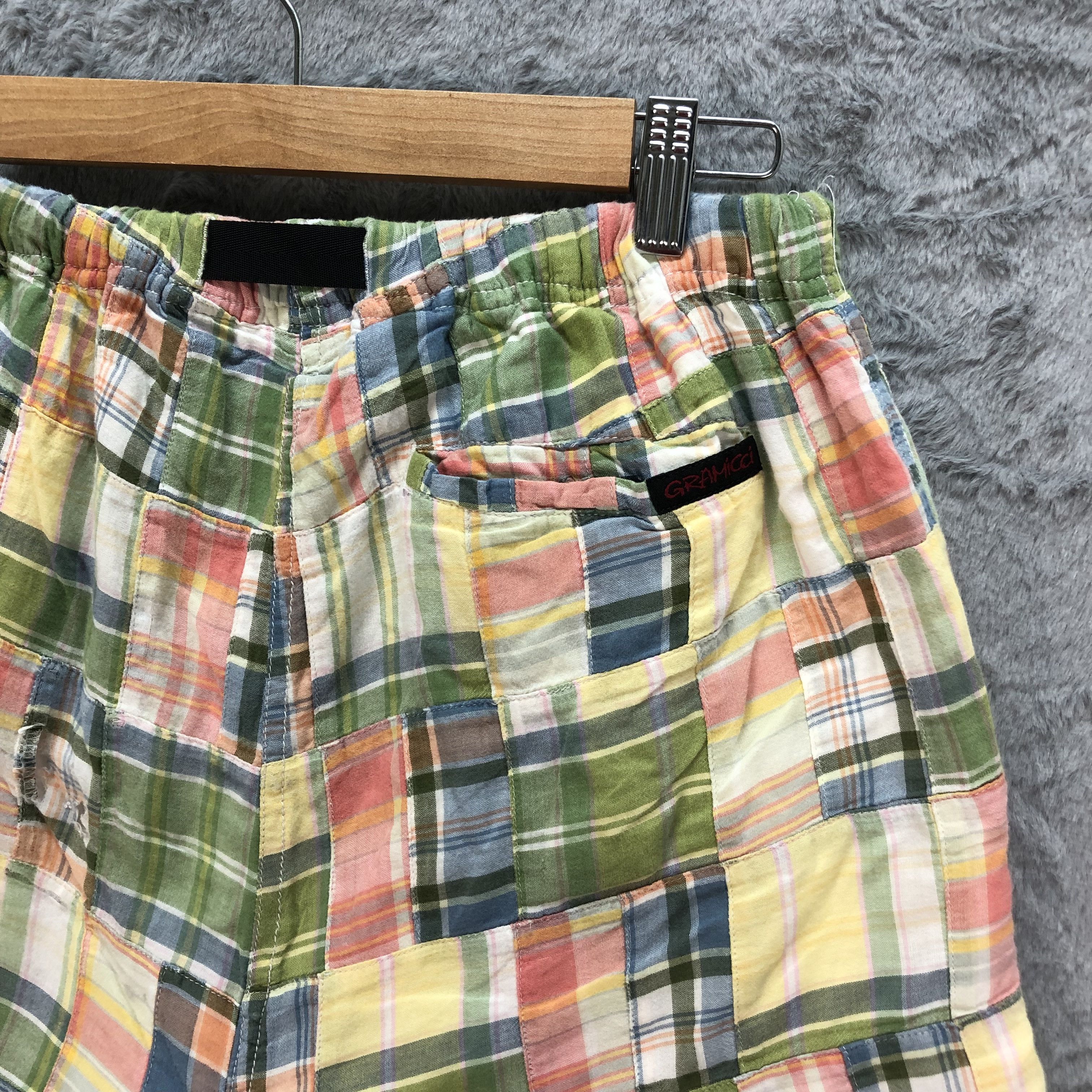 Gramicci GRAMICCI TARTAN PATCHWORK SHORTS PANT #6204-54 Size US 29 - 11 Thumbnail