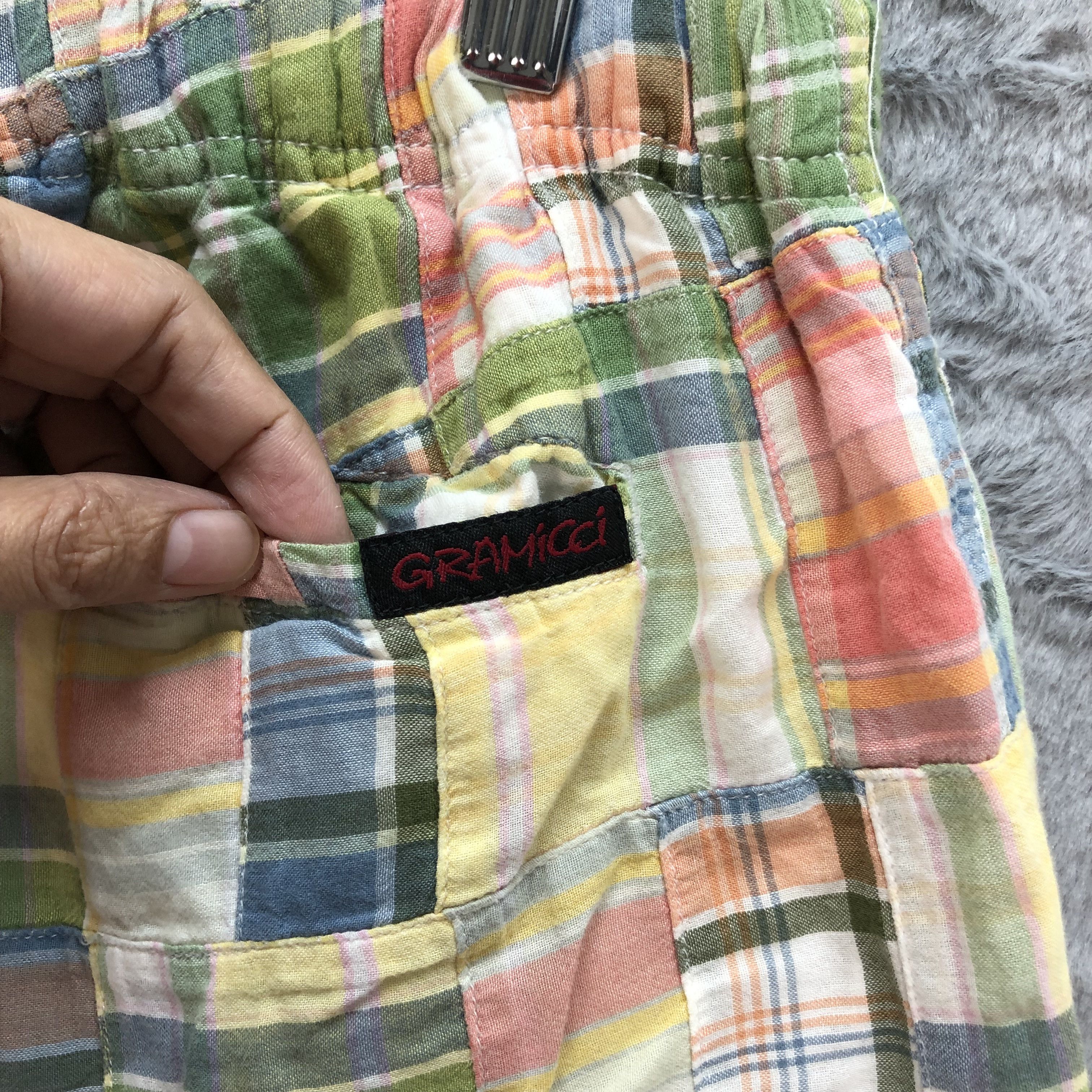 Gramicci GRAMICCI TARTAN PATCHWORK SHORTS PANT #6204-54 Size US 29 - 12 Thumbnail