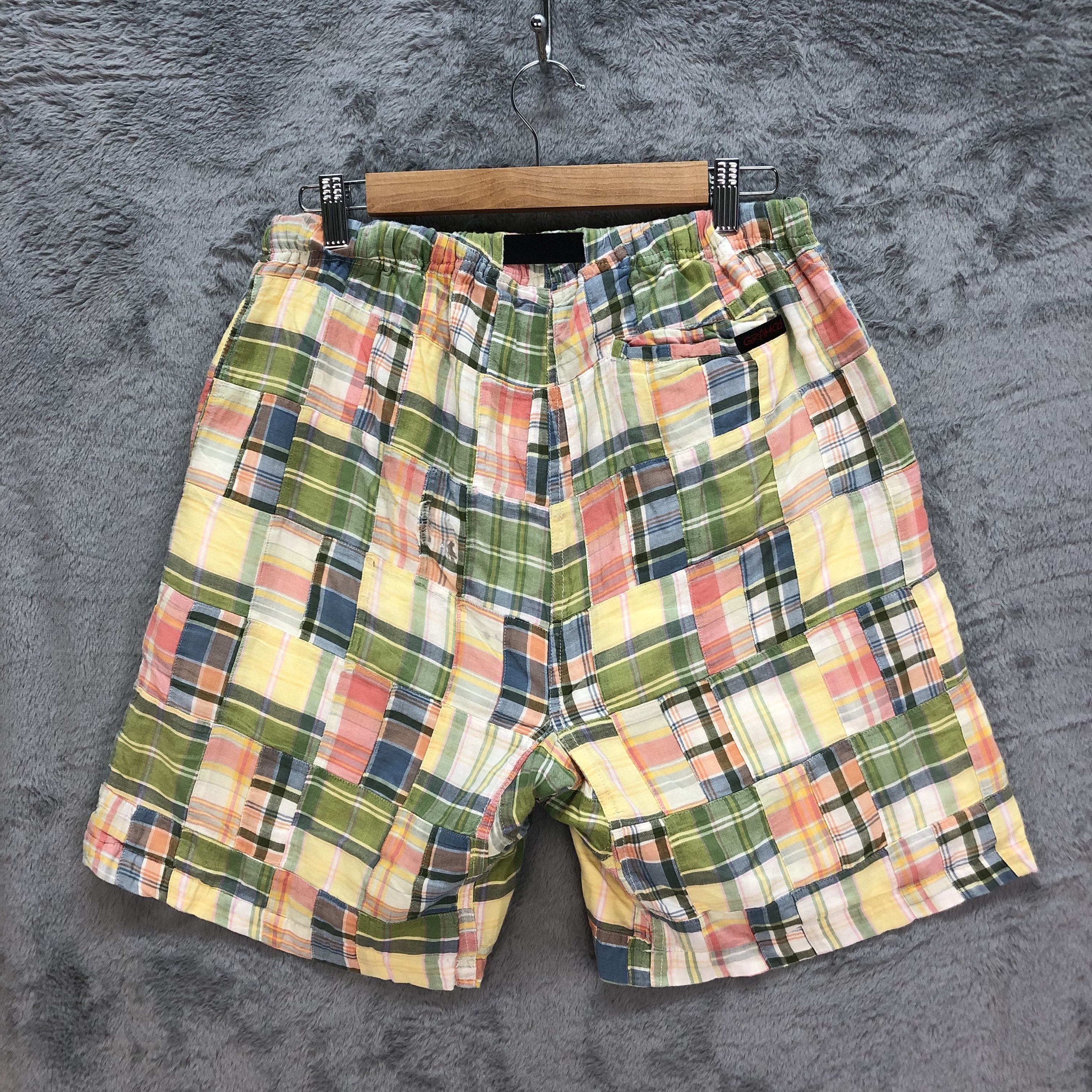 Gramicci GRAMICCI TARTAN PATCHWORK SHORTS PANT #6204-54 Size US 29 - 10 Thumbnail