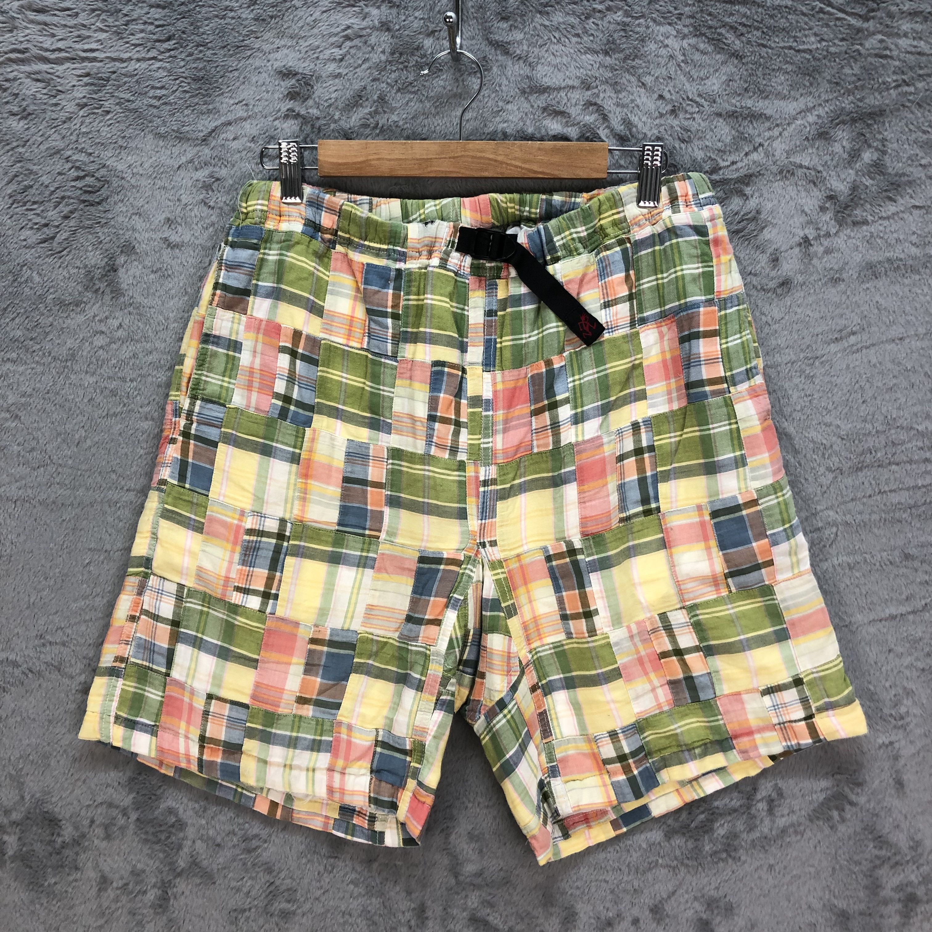 Gramicci GRAMICCI TARTAN PATCHWORK SHORTS PANT #6204-54 Size US 29 - 1 Thumbnail