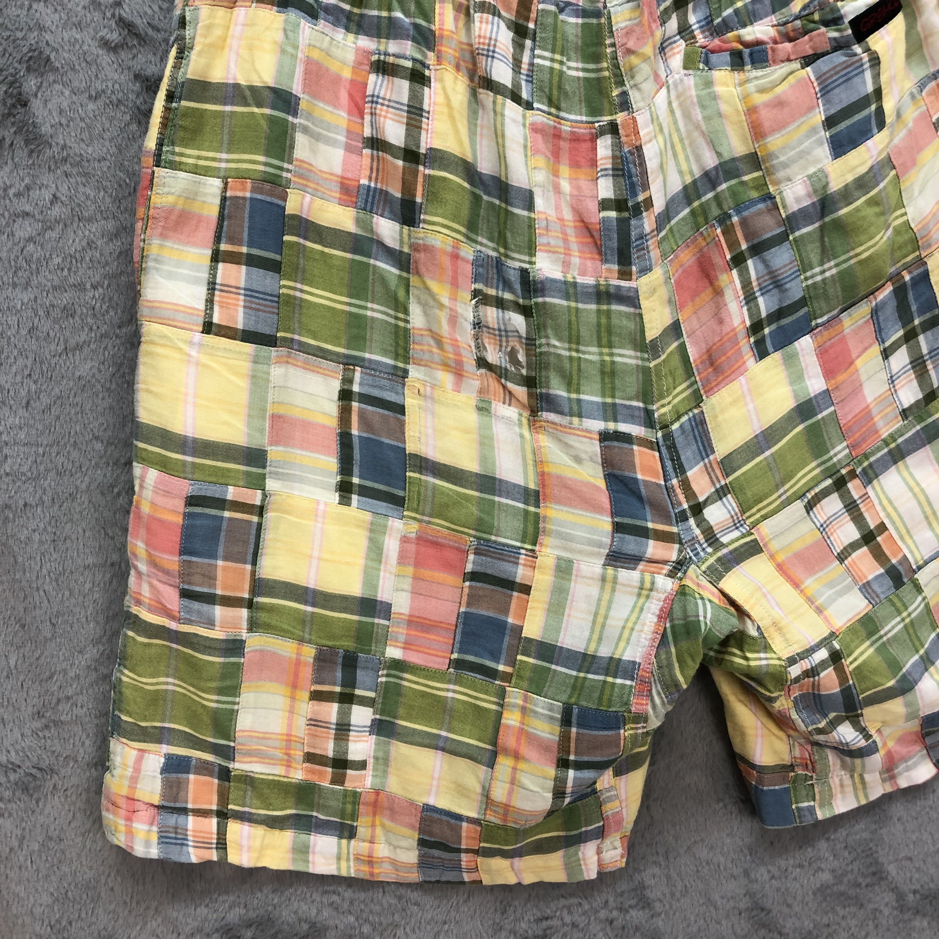 Gramicci GRAMICCI TARTAN PATCHWORK SHORTS PANT #6204-54 Size US 29 - 13 Thumbnail