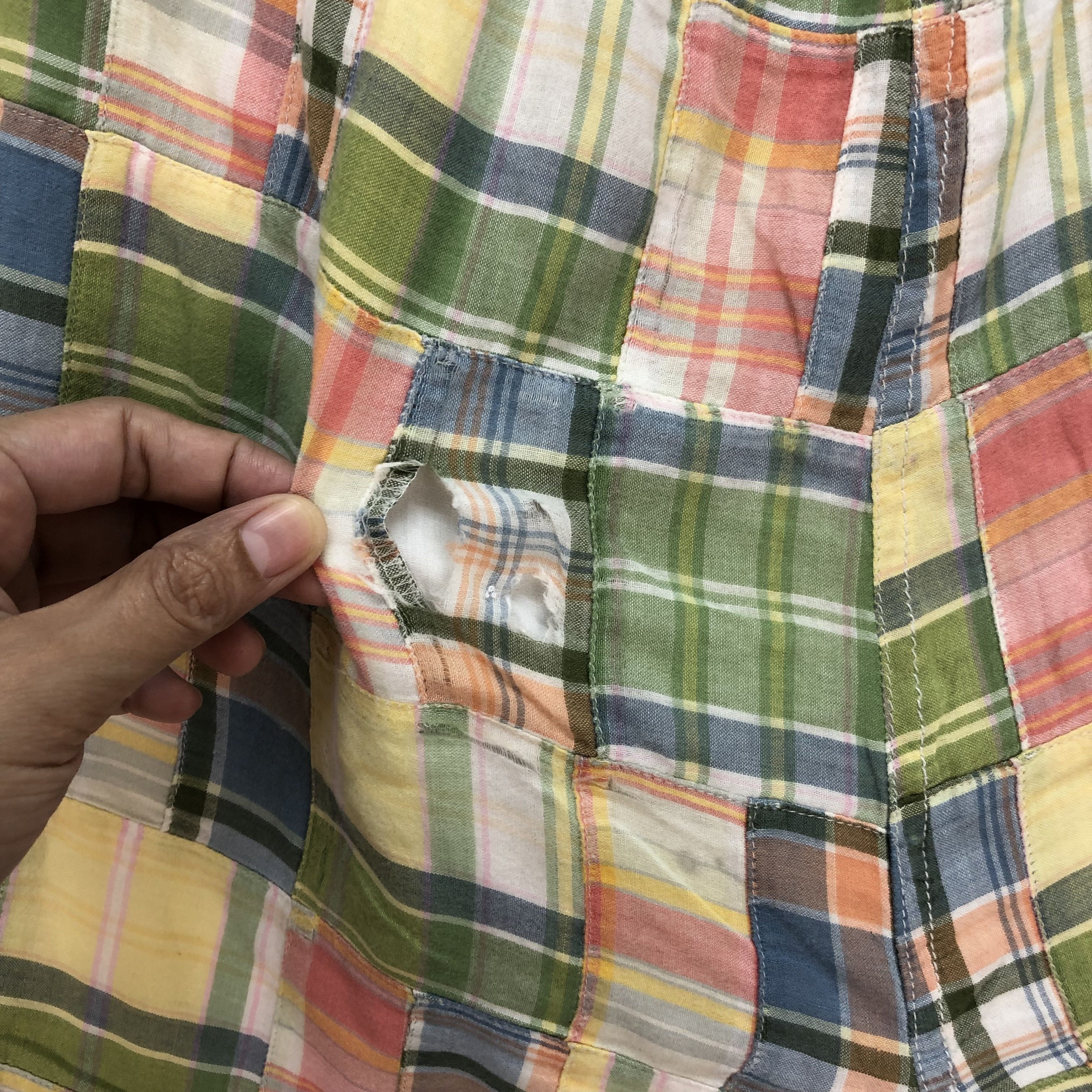 Gramicci GRAMICCI TARTAN PATCHWORK SHORTS PANT #6204-54 Size US 29 - 14 Thumbnail