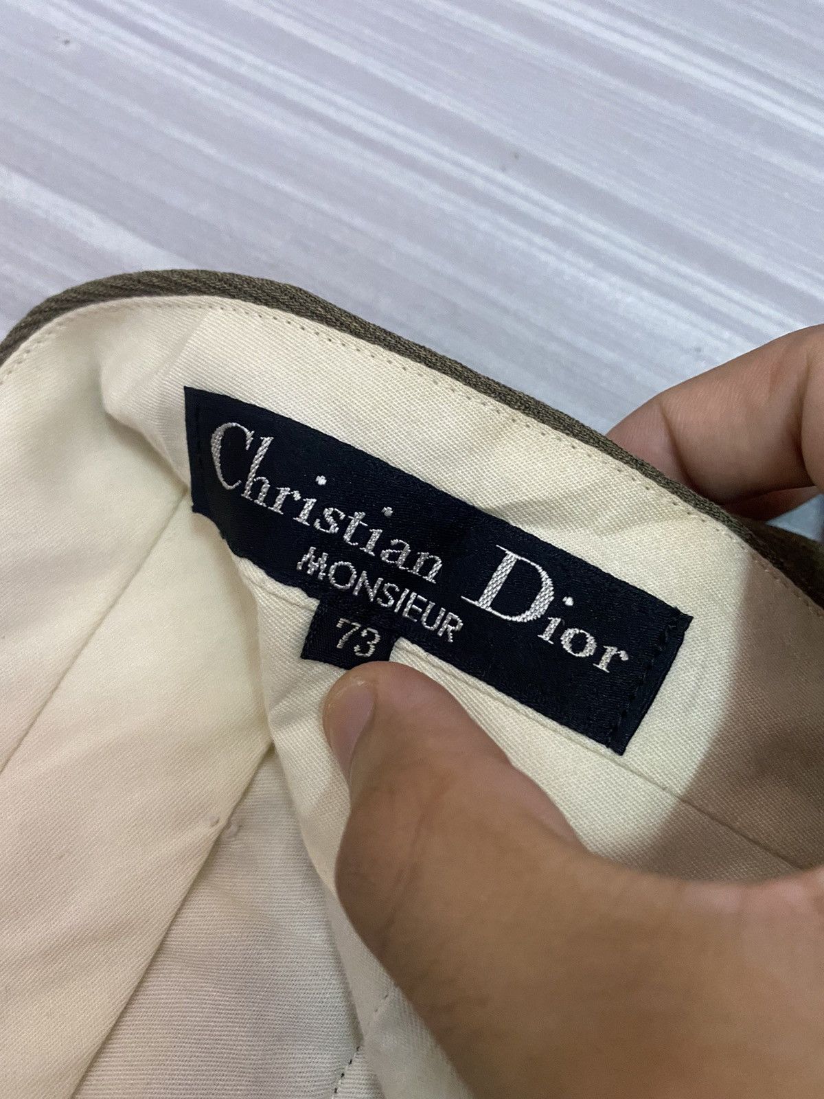 Christian Dior Monsieur CHRISTIAN DIOR MONSIEUR LUXURY CLASSIC WOOL PANTS Size US 28 / EU 44 - 8 Thumbnail