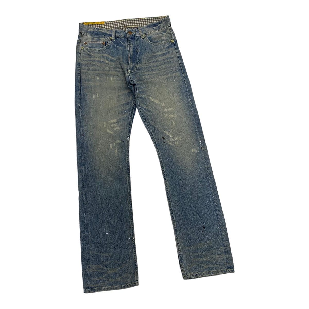 Hysteric Glamour NANO UNIVERSE TOKYO NIPPON DISTRESSED DENIM JEANS Size US 30 / EU 46 - 7 Thumbnail