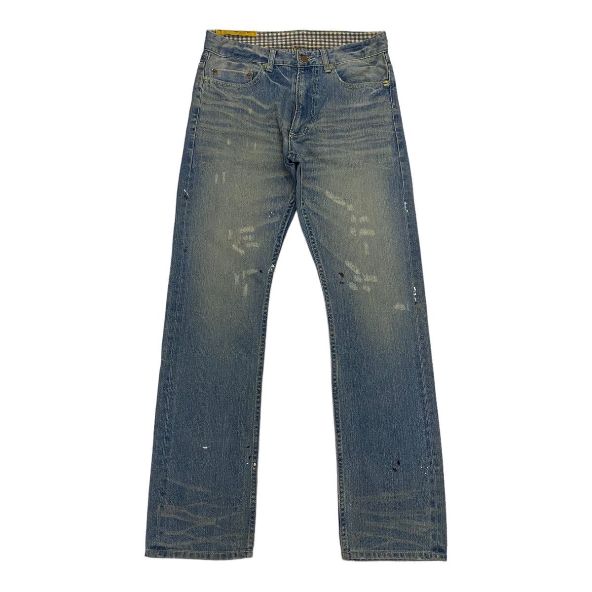 Hysteric Glamour NANO UNIVERSE TOKYO NIPPON DISTRESSED DENIM JEANS Size US 30 / EU 46 - 1 Thumbnail