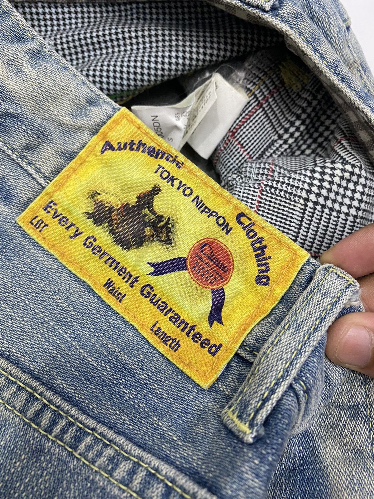 Hysteric Glamour NANO UNIVERSE TOKYO NIPPON DISTRESSED DENIM JEANS Size US 30 / EU 46 - 12 Thumbnail