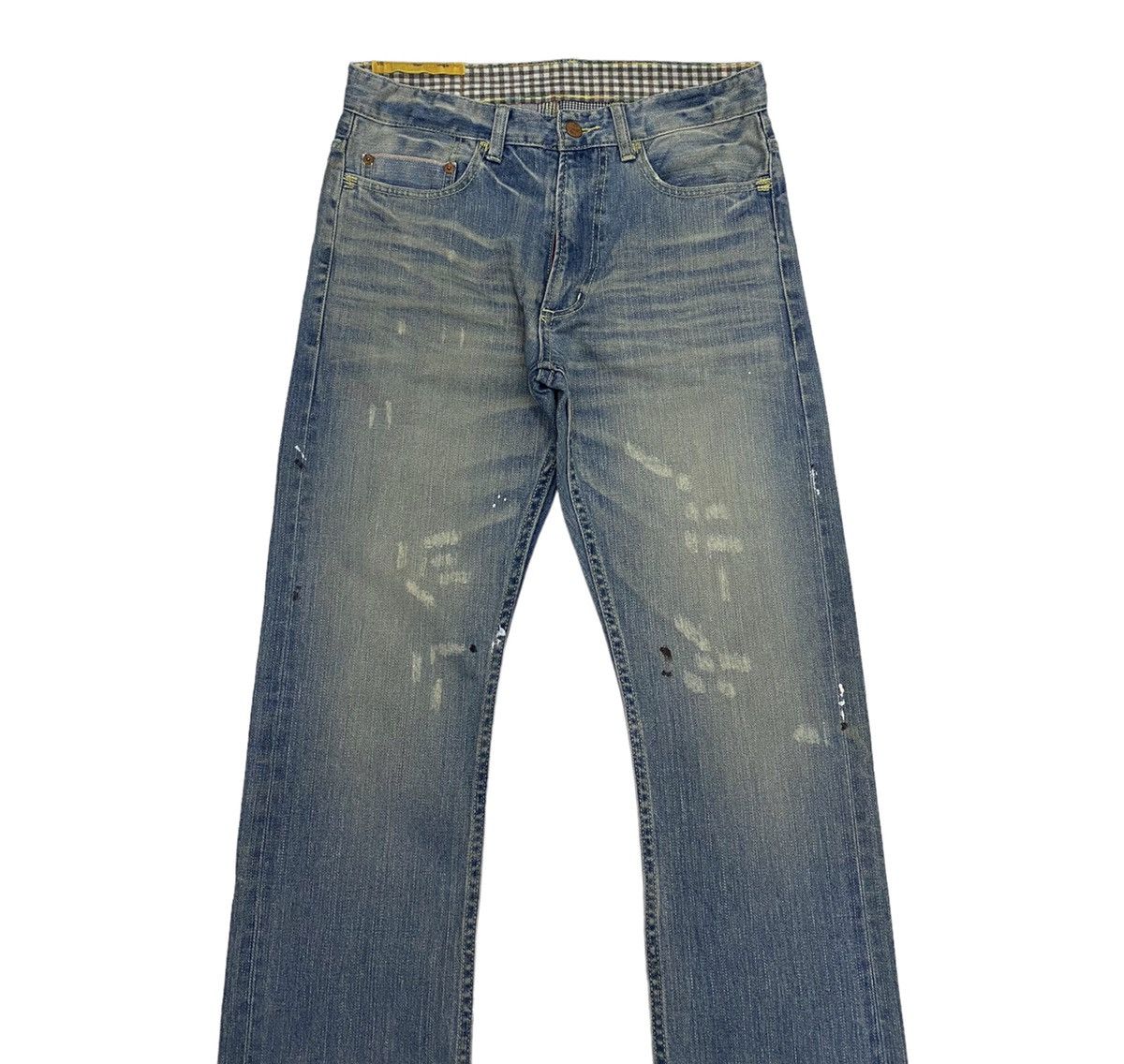 Hysteric Glamour NANO UNIVERSE TOKYO NIPPON DISTRESSED DENIM JEANS Size US 30 / EU 46 - 4 Thumbnail