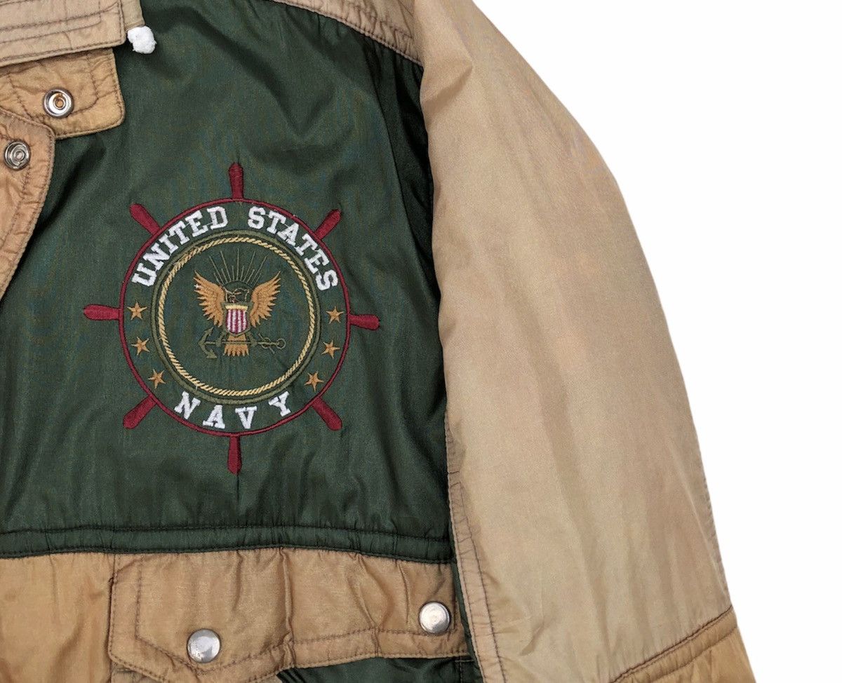 Vintage Vtg CIC United States Navy Embroidery Logo Bomber Jacket Size US M / EU 48-50 / 2 - 5 Thumbnail