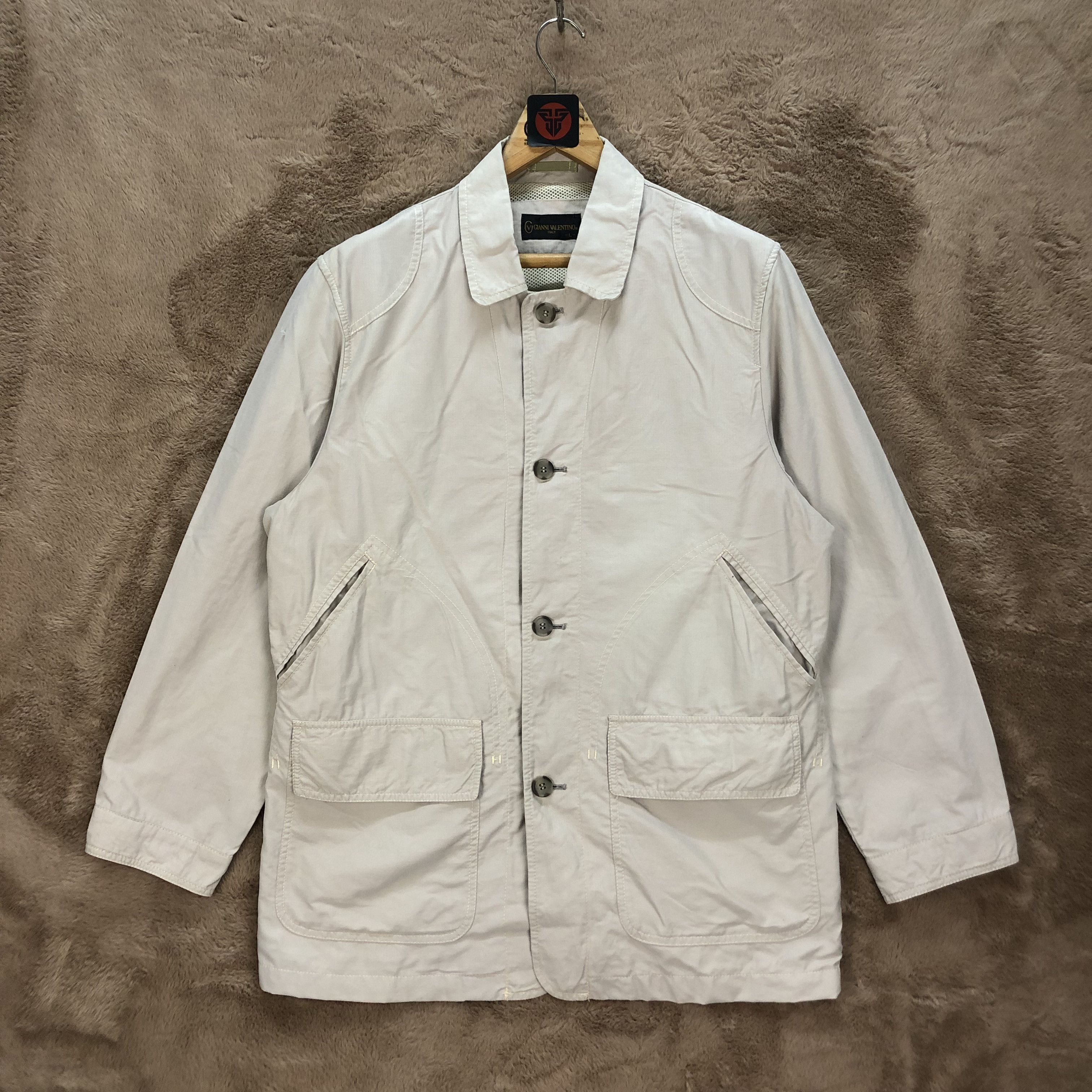 Gianni Valentino VINTAGE GIANNI VALENTINO CASUAL JACKET #6377-62 Size US L / EU 52-54 / 3 - 1 Thumbnail