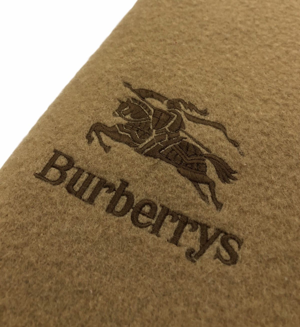 Burberry Vintage Burberrys Blanket Sheet 100% New Wool Size ONE SIZE - 4 Thumbnail