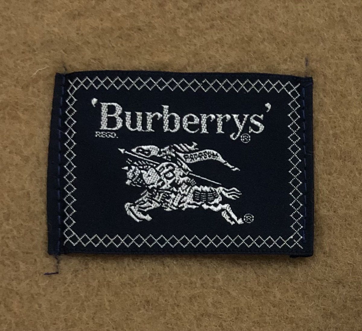 Burberry Vintage Burberrys Blanket Sheet 100% New Wool Size ONE SIZE - 5 Thumbnail