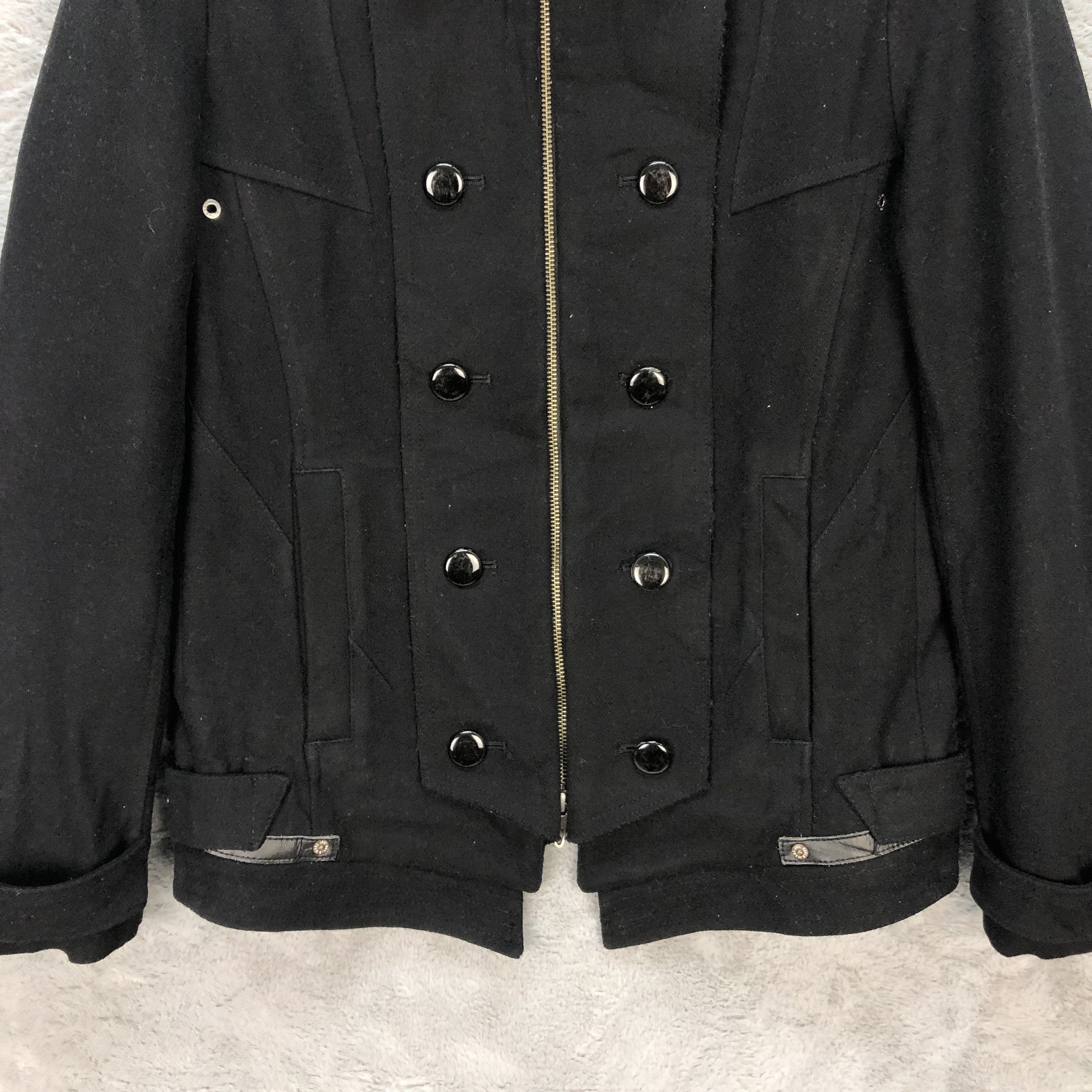 PPFM PPFM DOUBLE BREASTED WOOL ZIPPER COAT JACKET #6305-59 Size US M / EU 48-50 / 2 - 3 Thumbnail