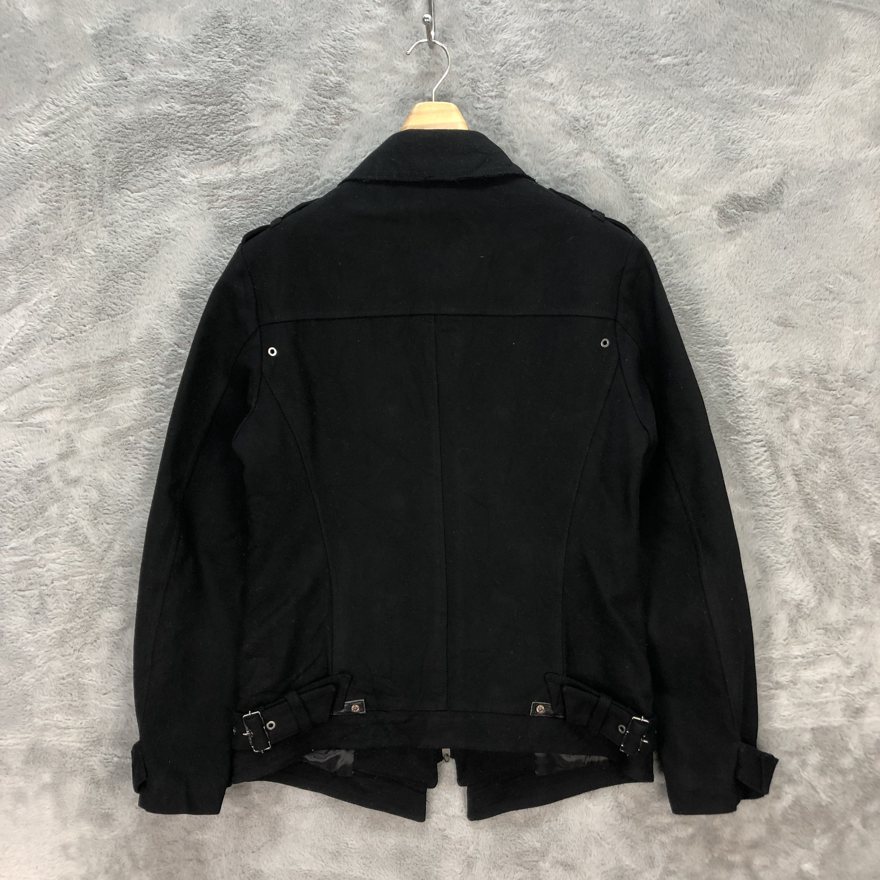 PPFM PPFM DOUBLE BREASTED WOOL ZIPPER COAT JACKET #6305-59 Size US M / EU 48-50 / 2 - 9 Thumbnail