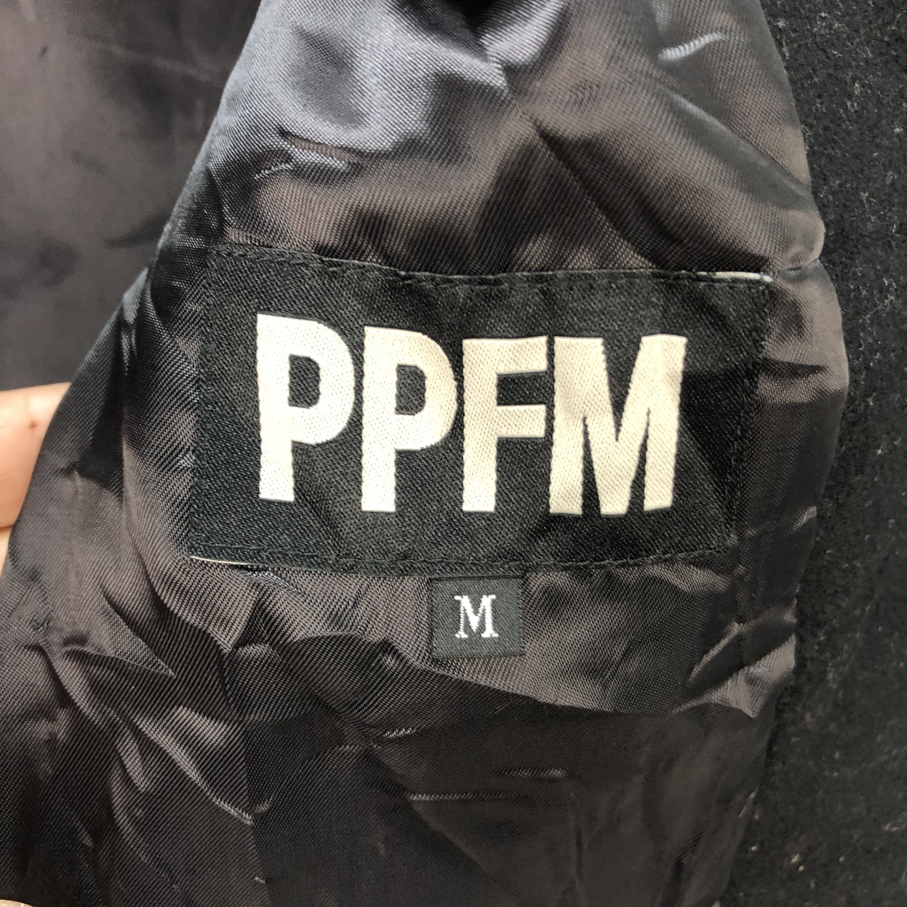 PPFM PPFM DOUBLE BREASTED WOOL ZIPPER COAT JACKET #6305-59 Size US M / EU 48-50 / 2 - 7 Thumbnail