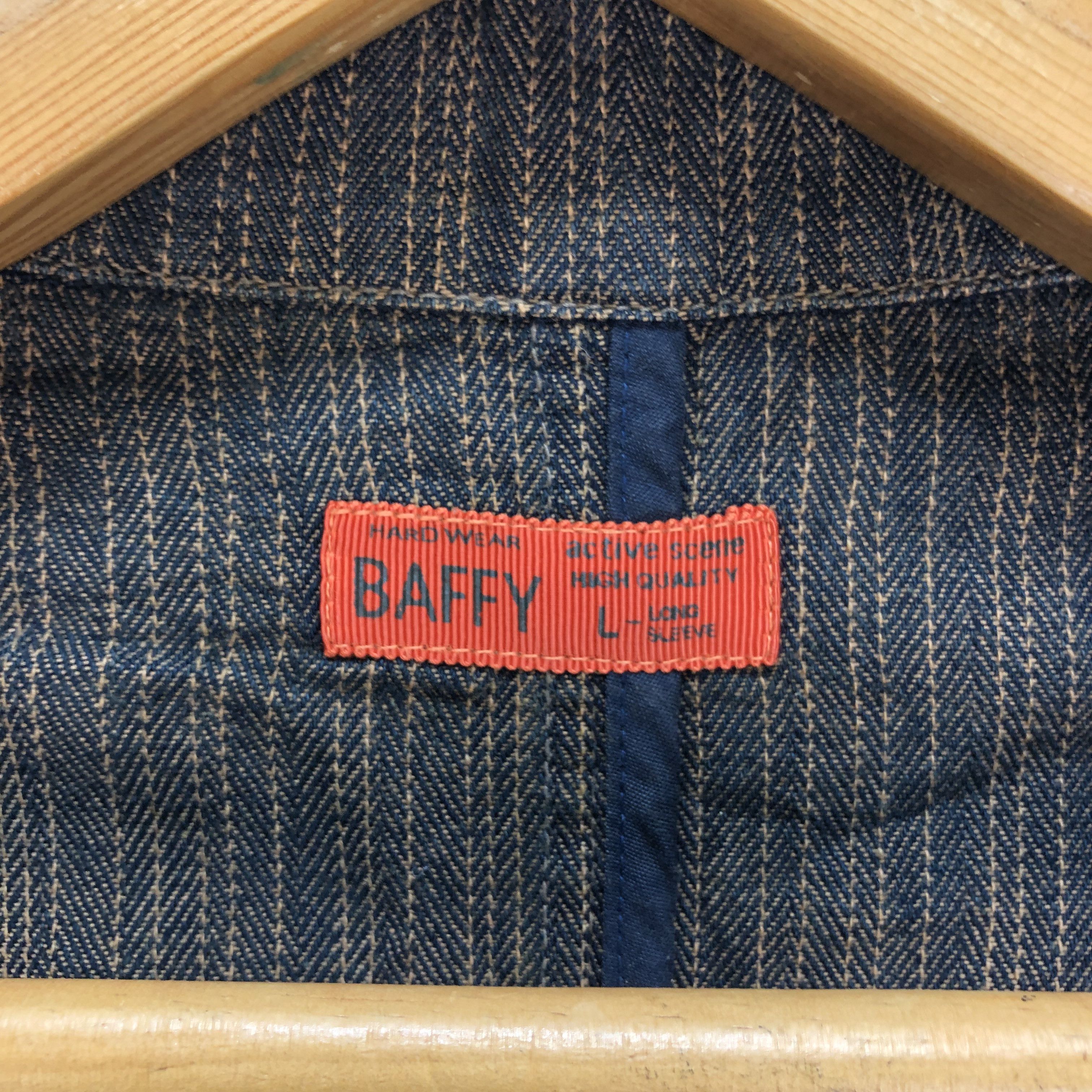 Vintage BAFFY HARD WEAR STRIPED CASUAL JACKET #6340-63 Size US L / EU 52-54 / 3 - 7 Thumbnail