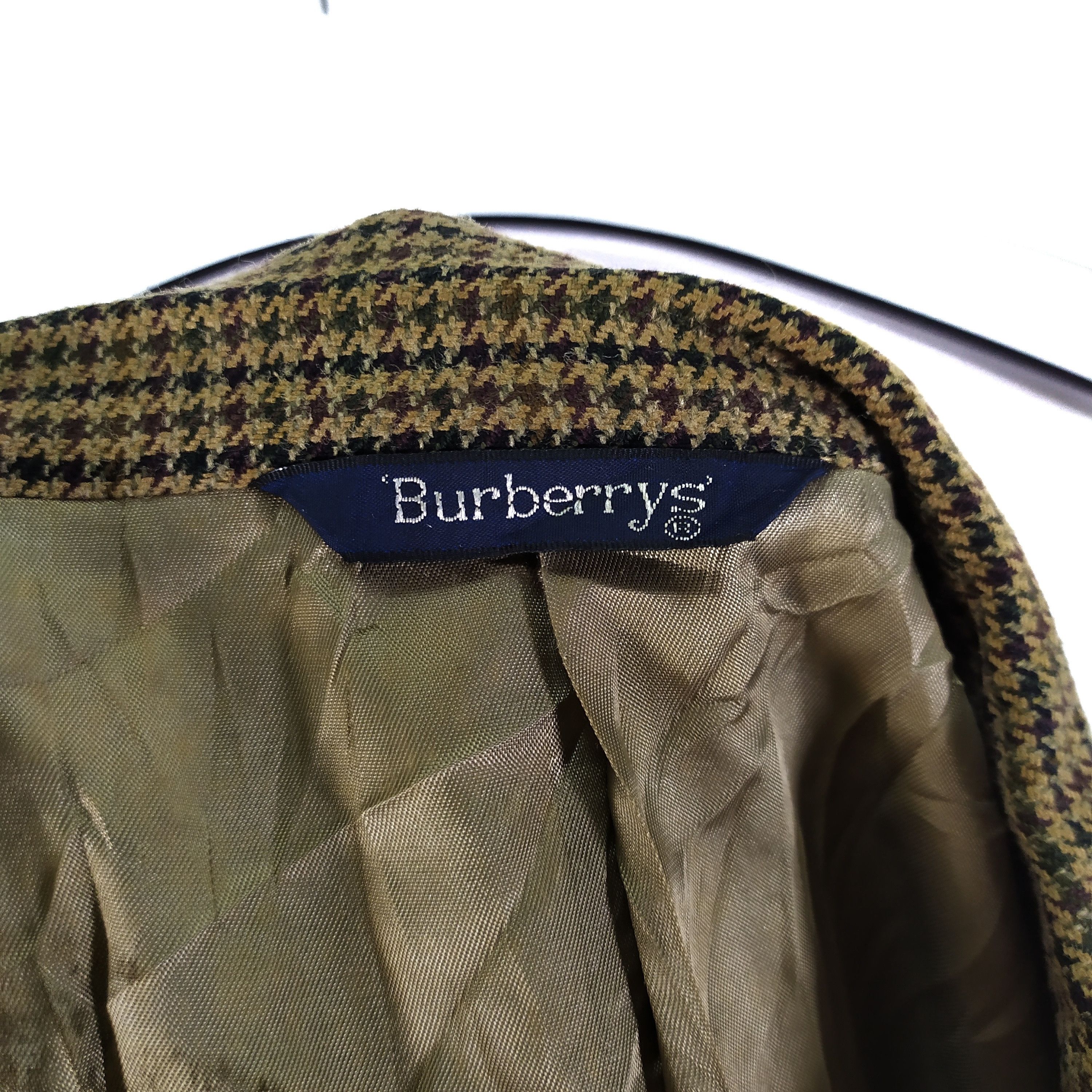 Burberry Burberrys' Houndstooth Suit Jacket / Blazers #72-004 Size 46R - 6 Thumbnail