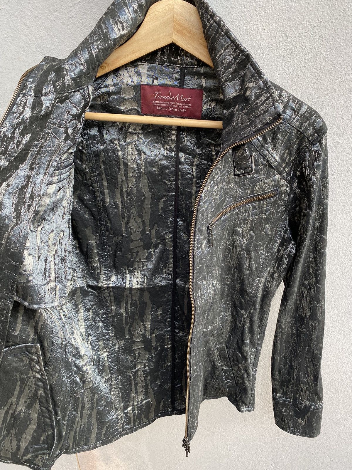 Tornado Mart 🔥RARE🔥Tornado Mart Japan Marble Design “Fabric From Italy” Size US S / EU 44-46 / 1 - 12 Thumbnail