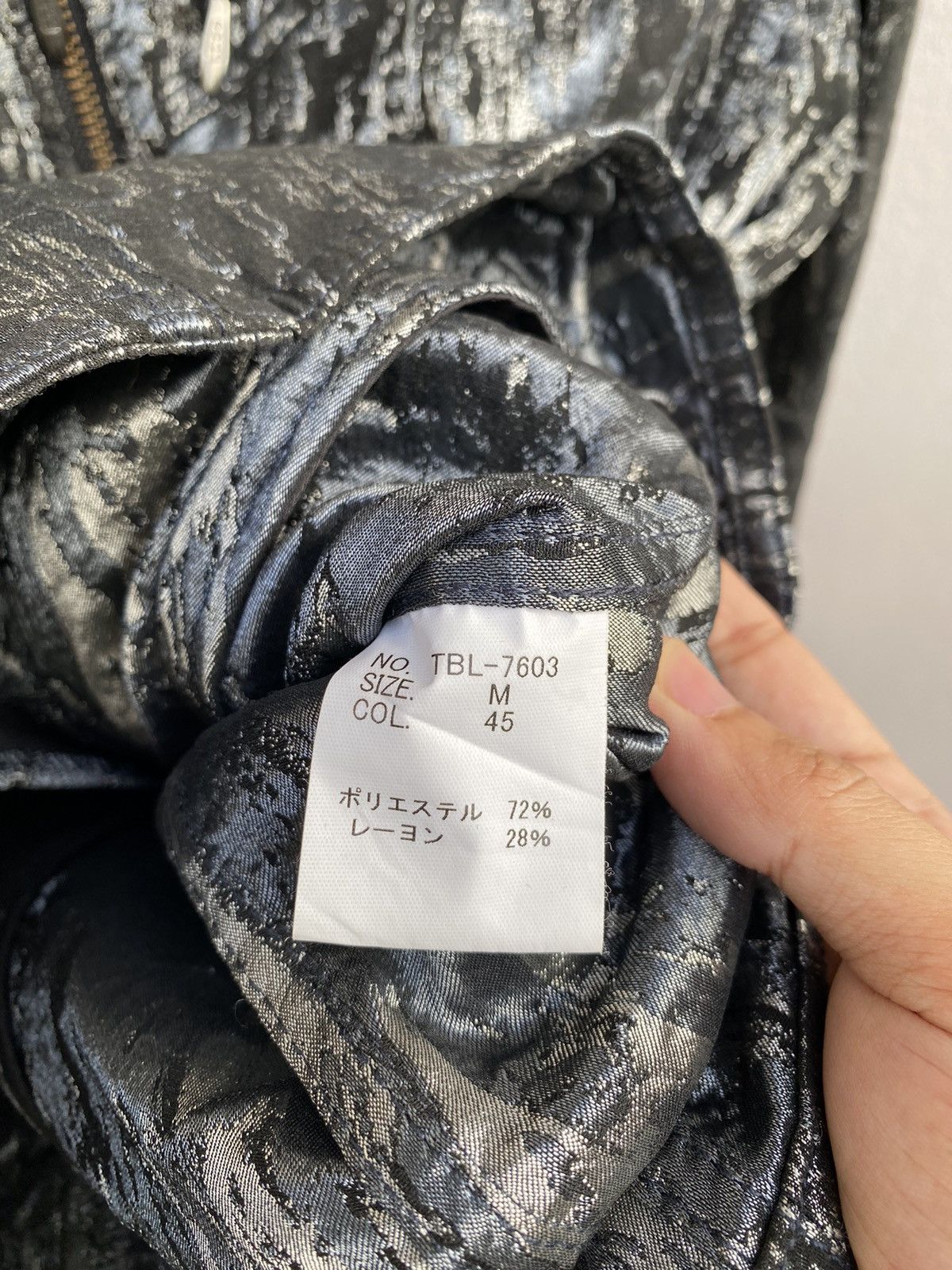 Tornado Mart 🔥RARE🔥Tornado Mart Japan Marble Design “Fabric From Italy” Size US S / EU 44-46 / 1 - 11 Thumbnail