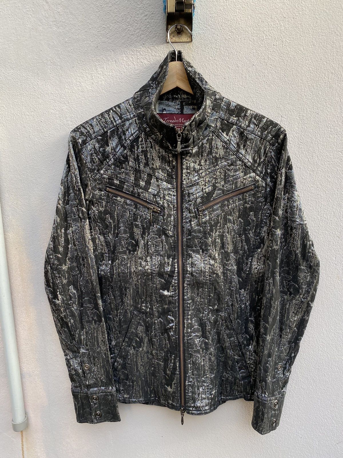 Tornado Mart Tornado Mart Multi Zip Velvet Track Jacket | Grailed