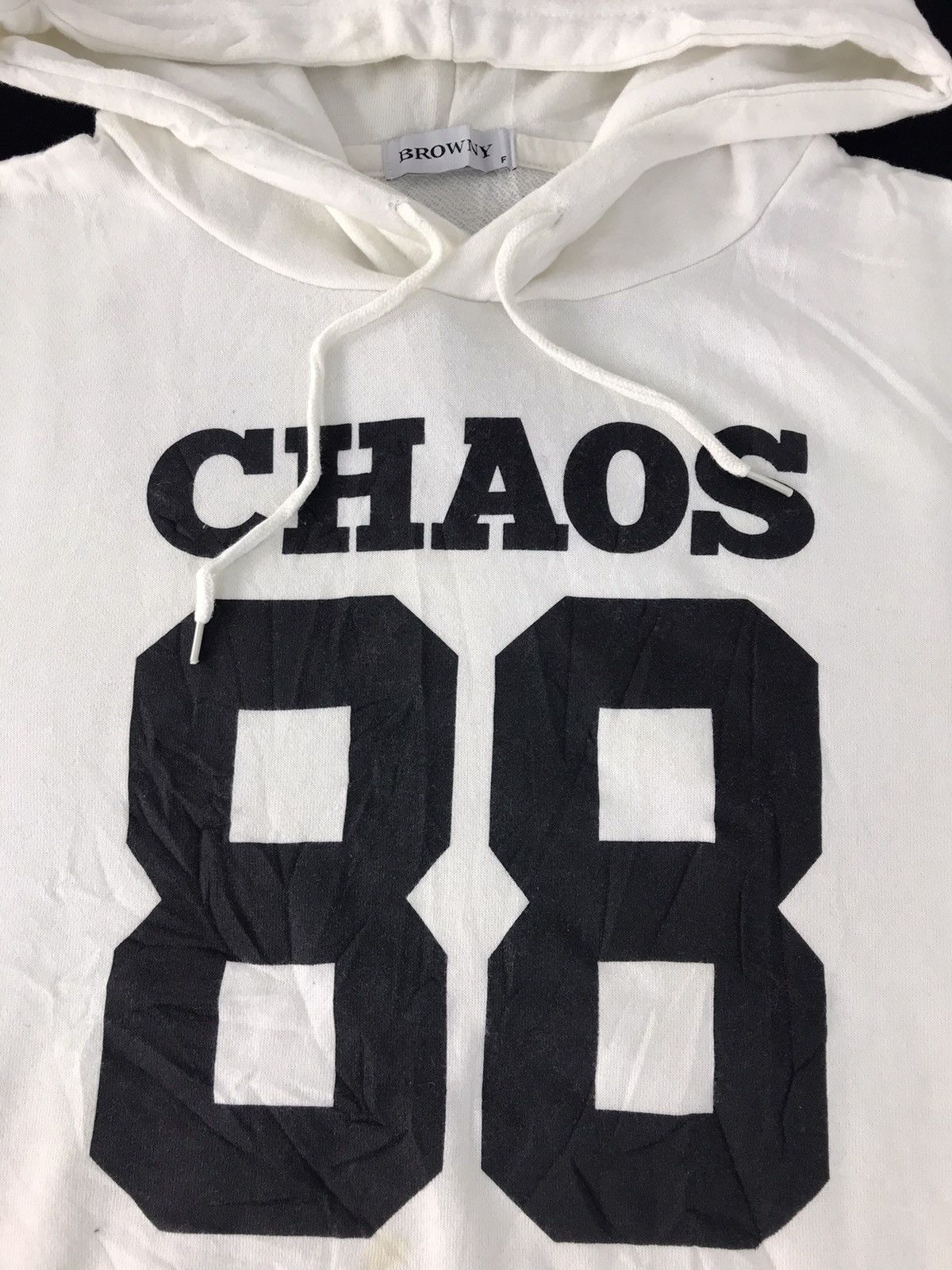 Japanese Brand × Vintage Browny Chaos 88 Area Made Hoodies Sweatshirt Size US M / EU 48-50 / 2 - 4 Thumbnail