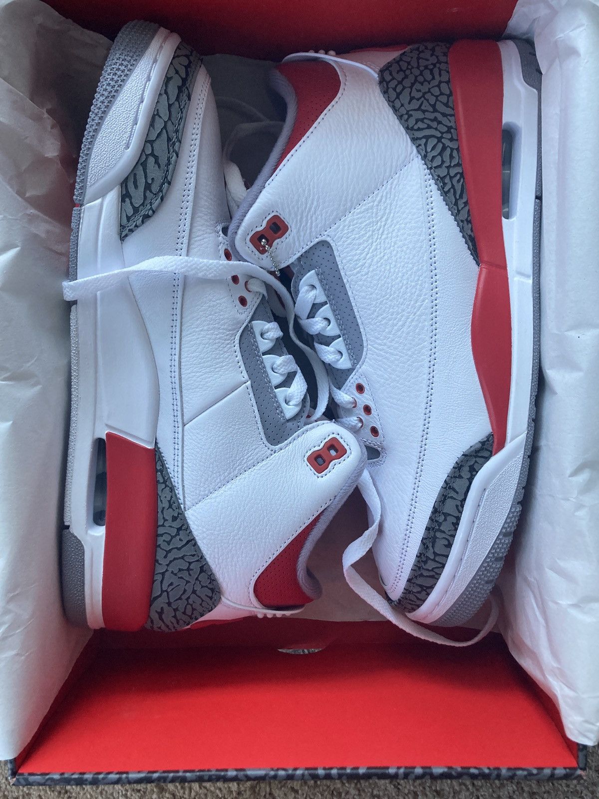 Jordan Brand × Nike Air Jordan 3 Retro Fire Red Size 11 Size US 11 / EU 44 - 1 Thumbnail