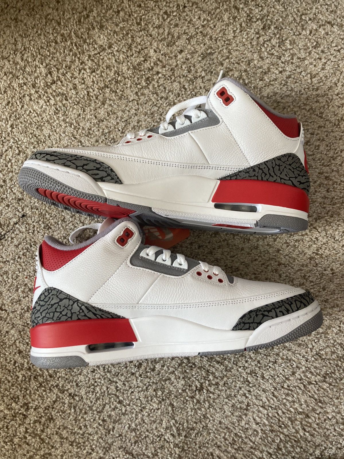 Jordan Brand × Nike Air Jordan 3 Retro Fire Red Size 11 Size US 11 / EU 44 - 3 Thumbnail