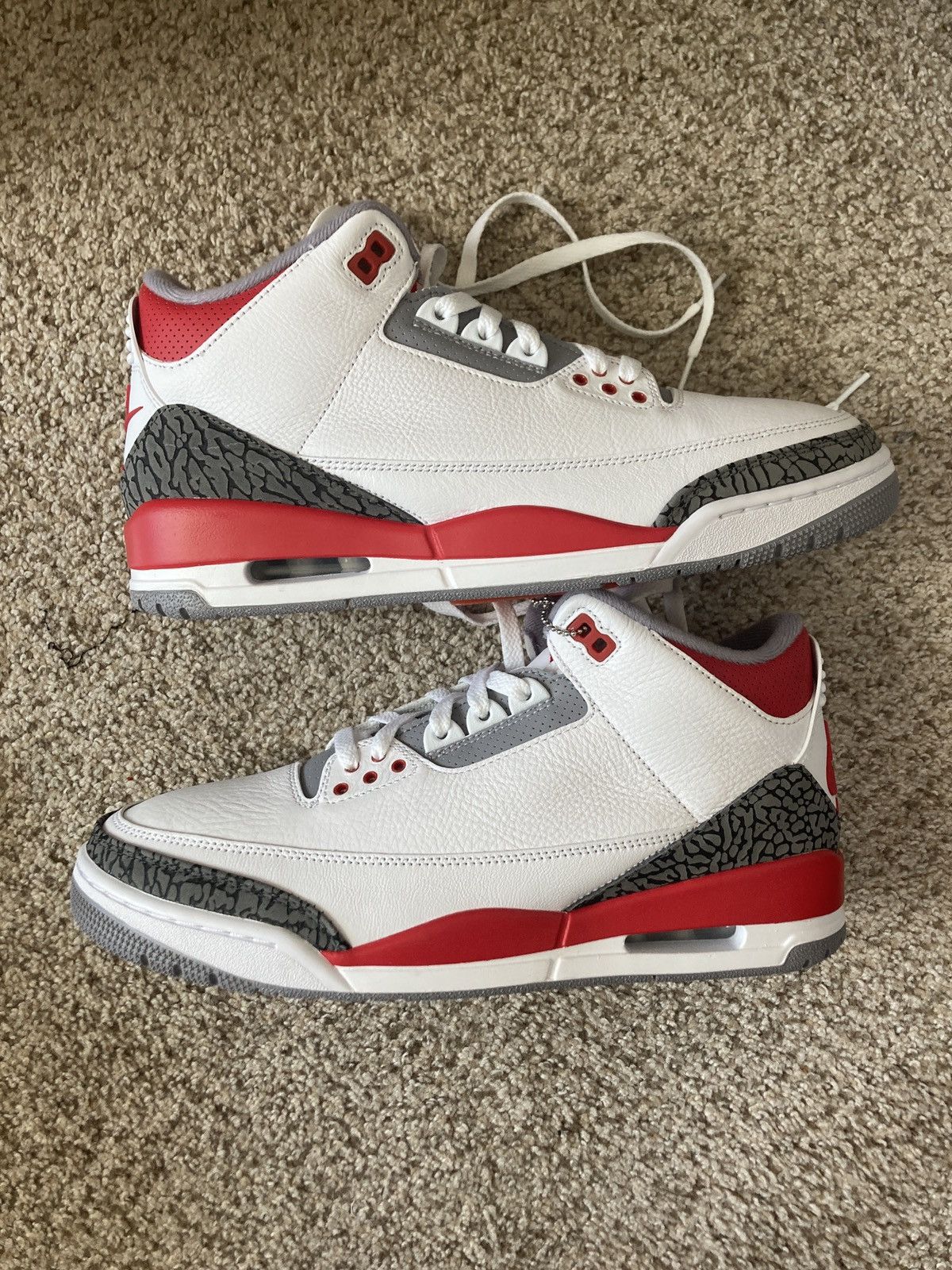 Jordan Brand × Nike Air Jordan 3 Retro Fire Red Size 11 Size US 11 / EU 44 - 2 Thumbnail