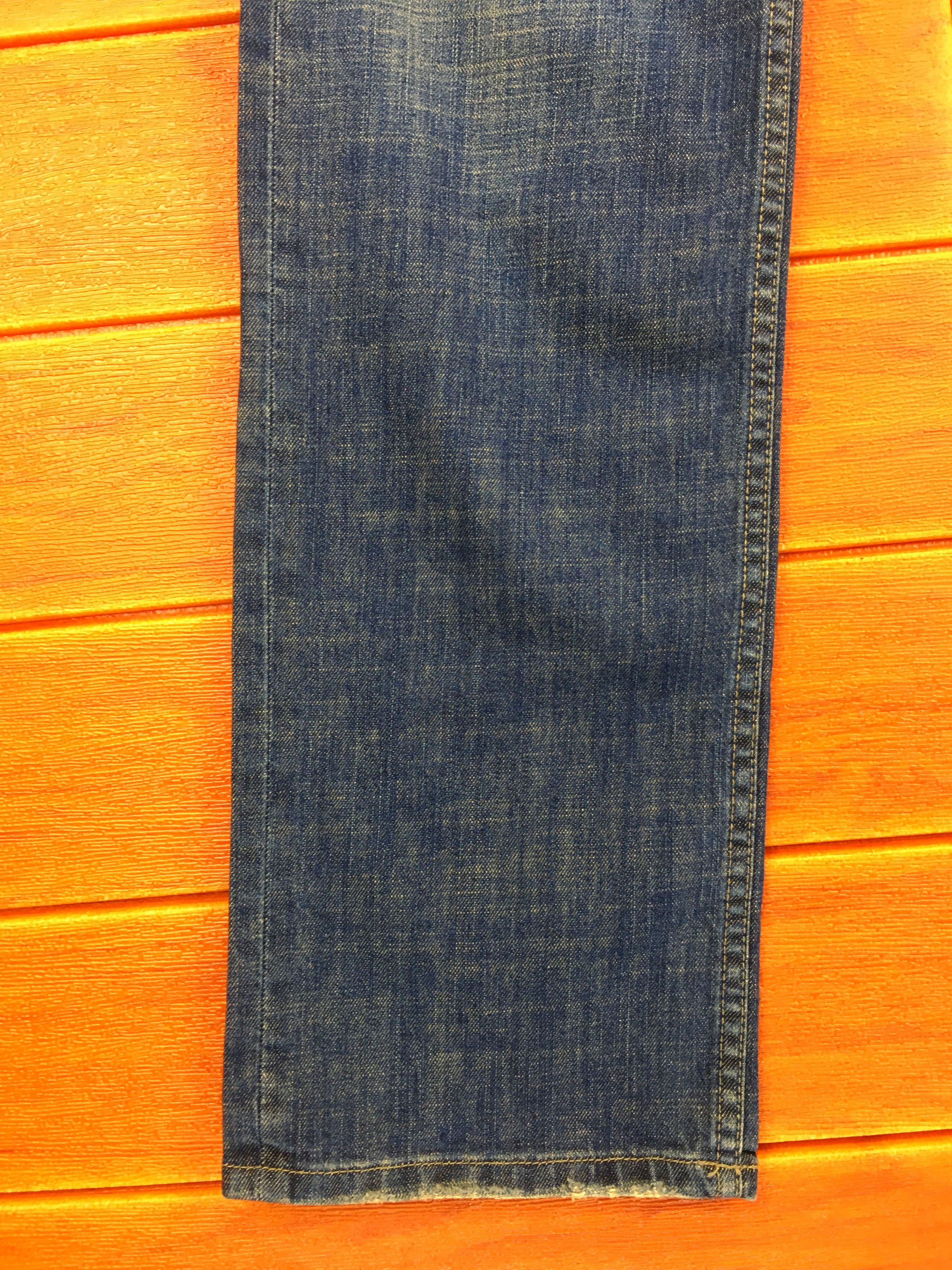 Other BONE PEOPLE Rose Flowers Embroidered Denim Jeans Size US 33 - 9 Thumbnail