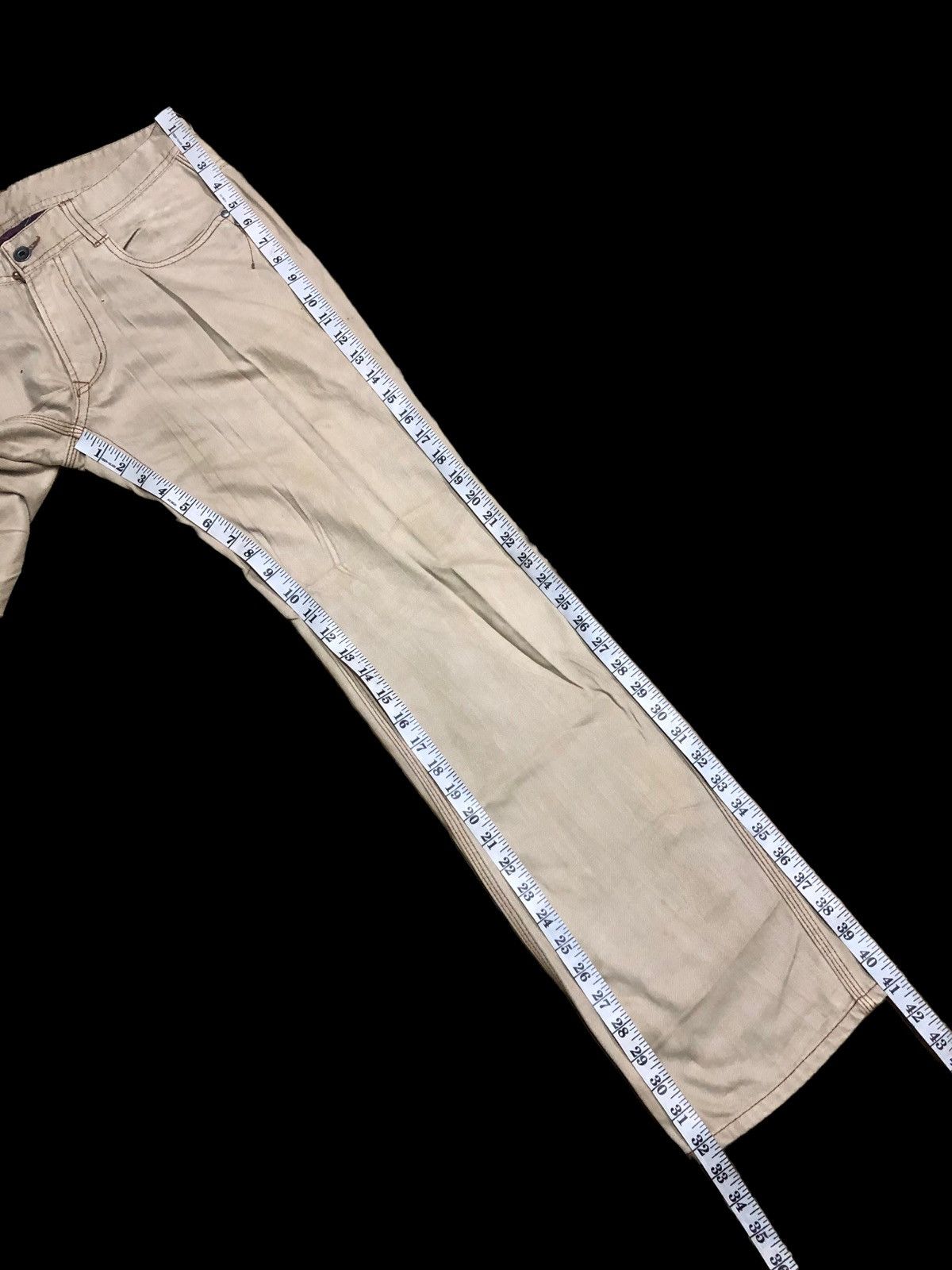 Japanese Brand NICOLE CLUB FOR MEN LEATHER BACK POCKET PANT Size US 32 / EU 48 - 11 Thumbnail
