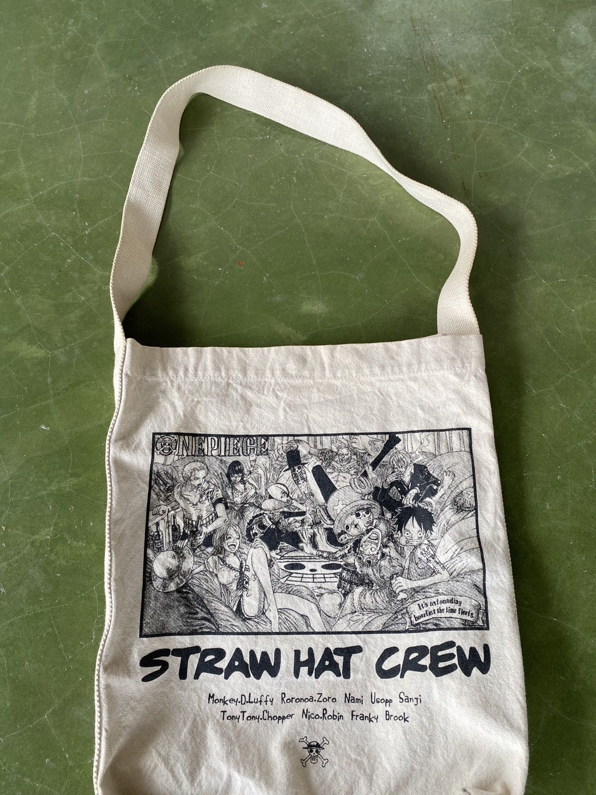 One Piece Vintage Anime One Piece By Eiichiro Oda Tote Bag Size ONE SIZE - 4 Thumbnail