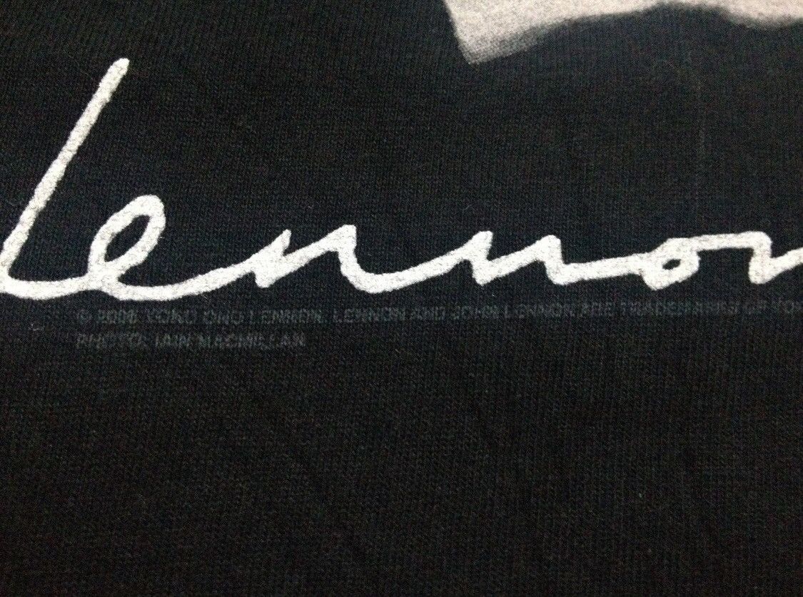 Band Tees John Lennon and We All Shine On rock t-shirt black Size L Size US L / EU 52-54 / 3 - 3 Thumbnail
