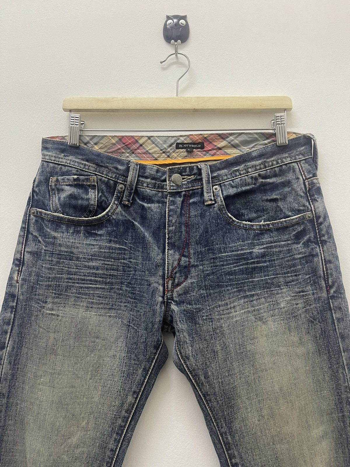 Paul Smith Rare Vintage R NEWBOLD Distressed Denim Jeans Size US 33 - 6 Thumbnail