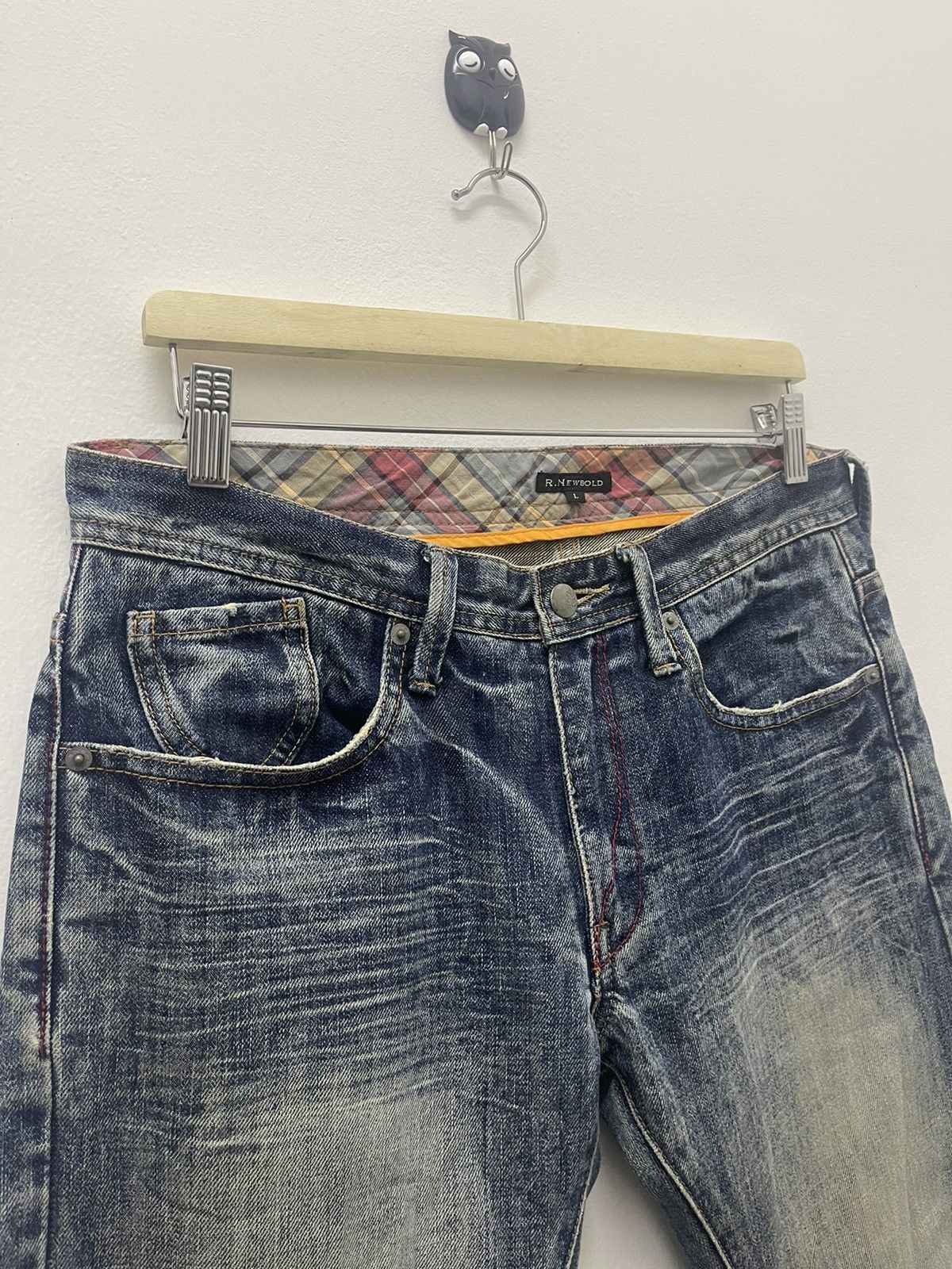Paul Smith Rare Vintage R NEWBOLD Distressed Denim Jeans Size US 33 - 7 Thumbnail