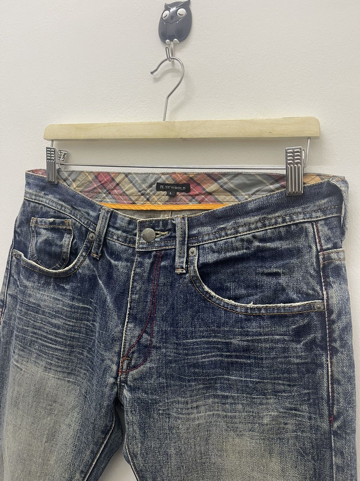 Paul Smith Rare Vintage R NEWBOLD Distressed Denim Jeans Size US 33 - 8 Thumbnail