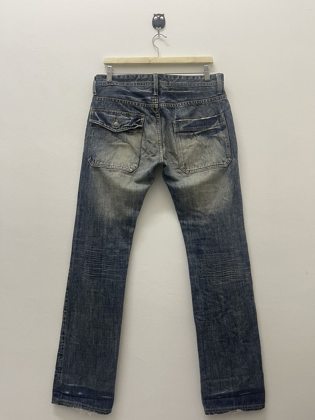Paul Smith Rare Vintage R NEWBOLD Distressed Denim Jeans Size US 33 - 1 Thumbnail