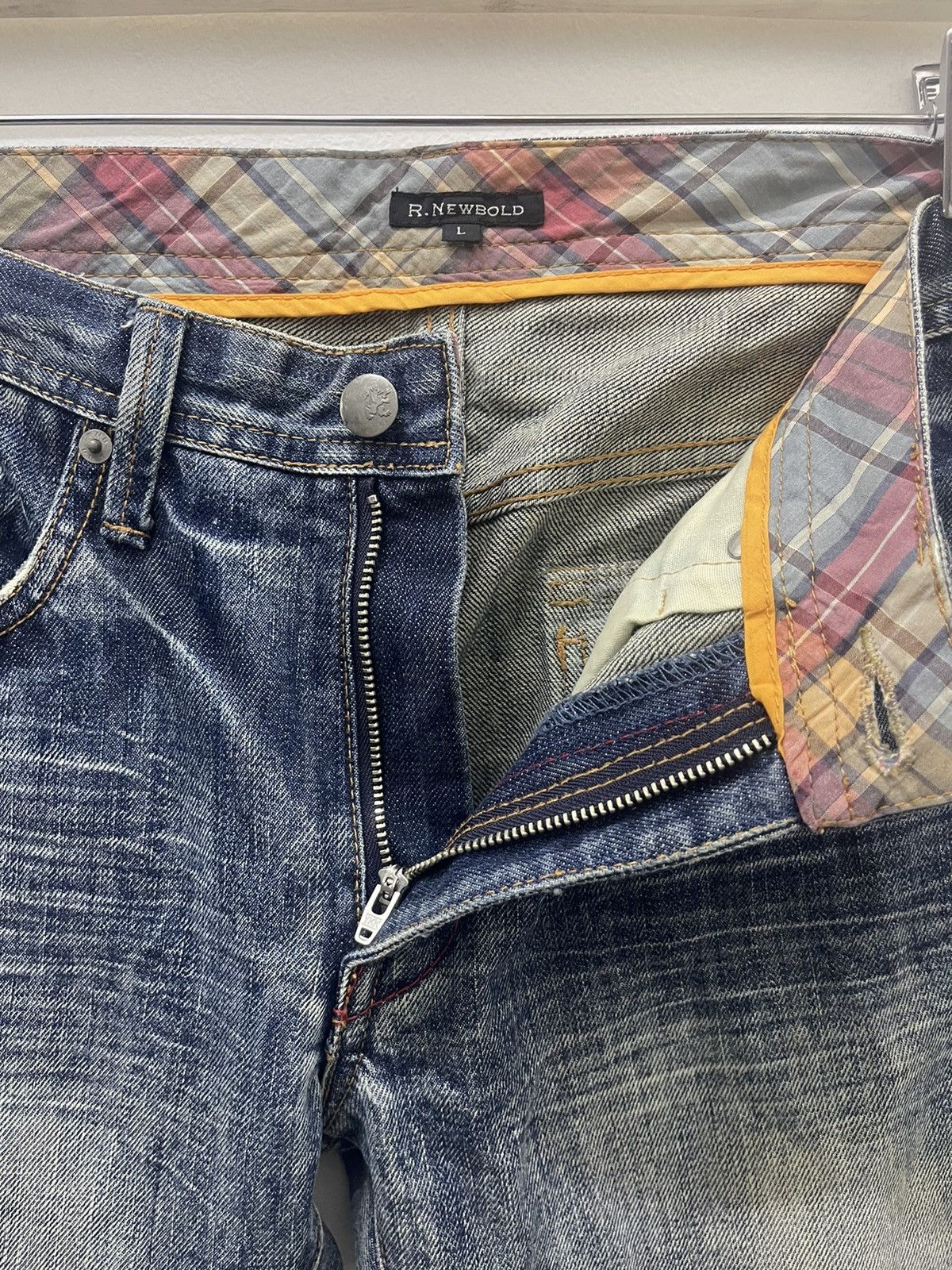 Paul Smith Rare Vintage R NEWBOLD Distressed Denim Jeans Size US 33 - 9 Thumbnail