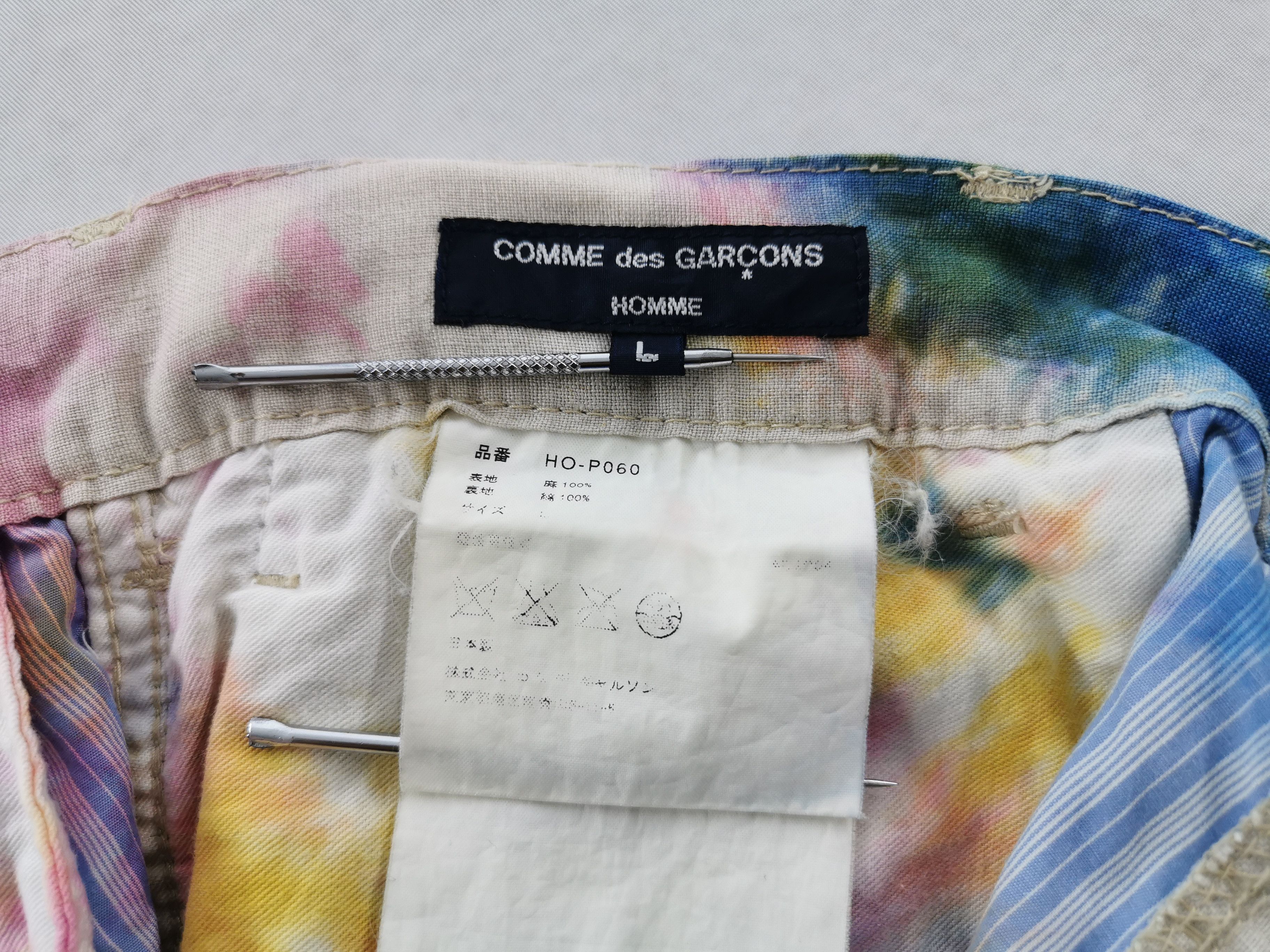 Comme des Garcons Vintage 90s Comme Des Cargons Tie Dye Denim Made In Japan Size US 35 - 8 Thumbnail