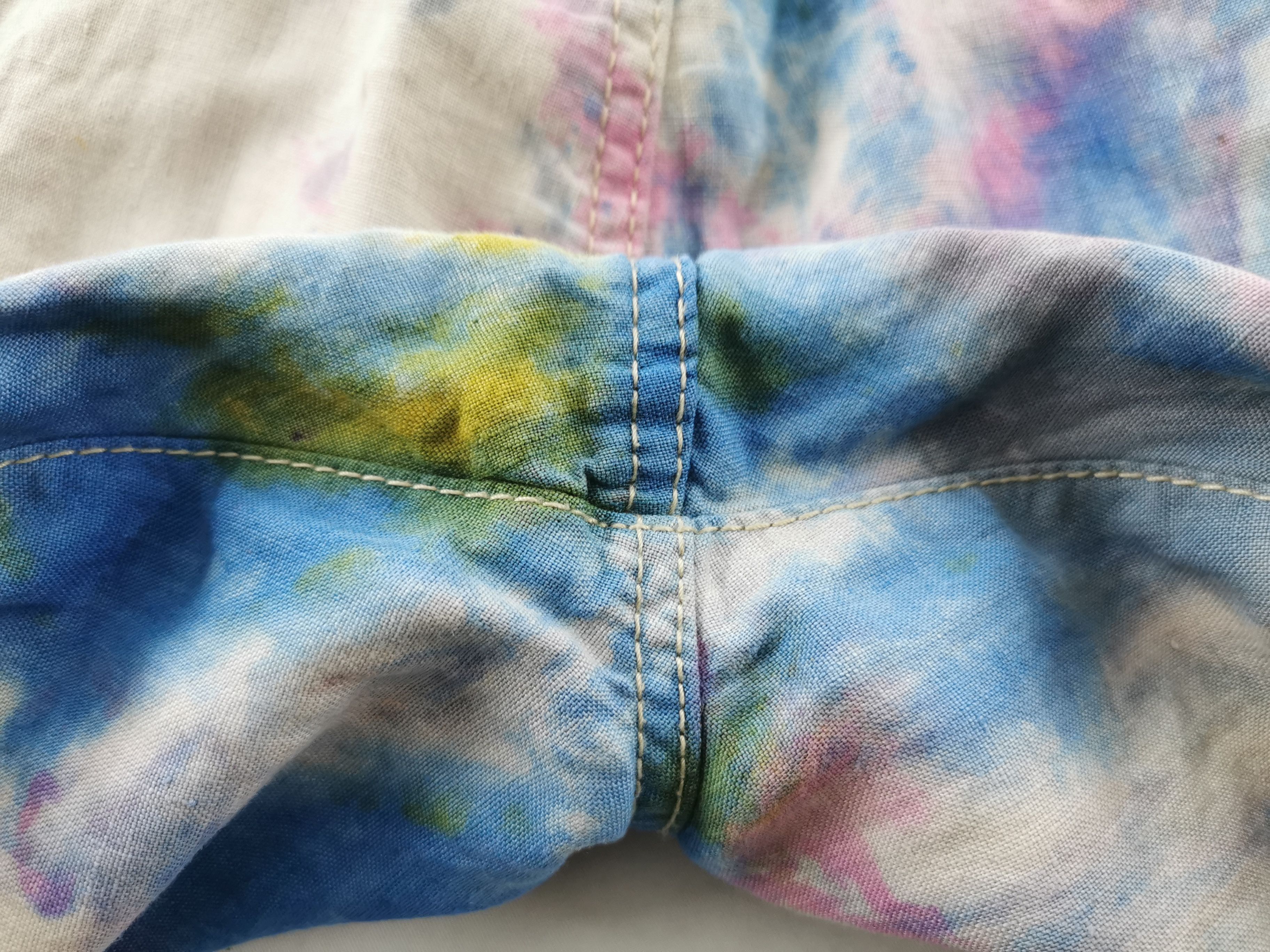 Comme des Garcons Vintage 90s Comme Des Cargons Tie Dye Denim Made In Japan Size US 35 - 6 Thumbnail
