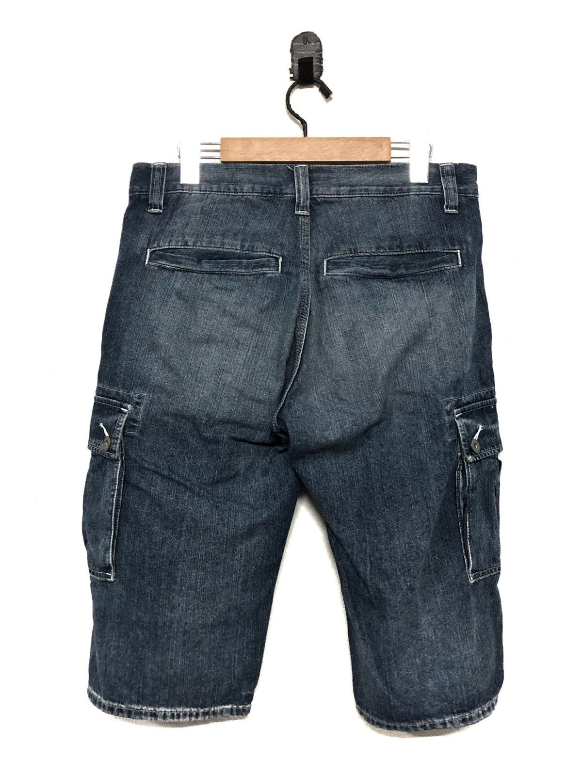Japanese Brand Original Basic Cargo shot pant Mens Jeans Denim Pants Size US 33 - 2 Thumbnail