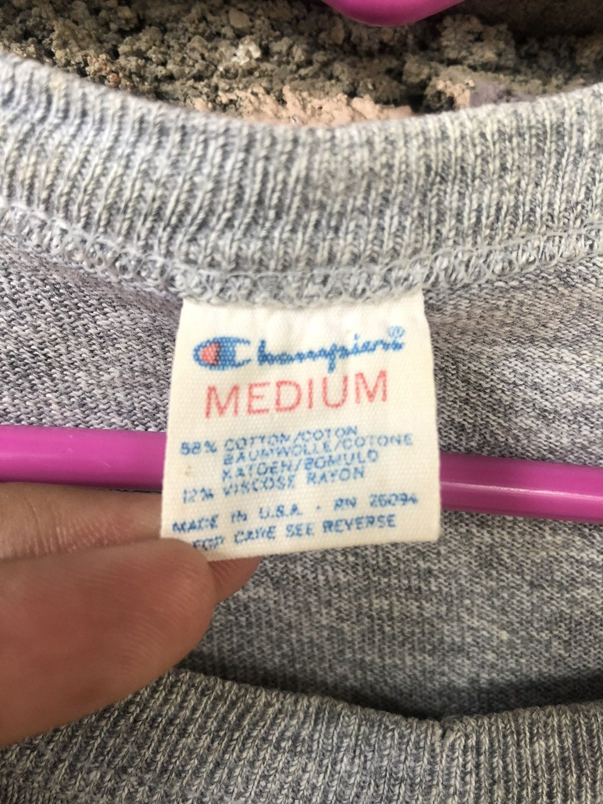 Champion Rare 90s Vintage CHAMPION University of MIAMI Shirt Size US M / EU 48-50 / 2 - 3 Thumbnail