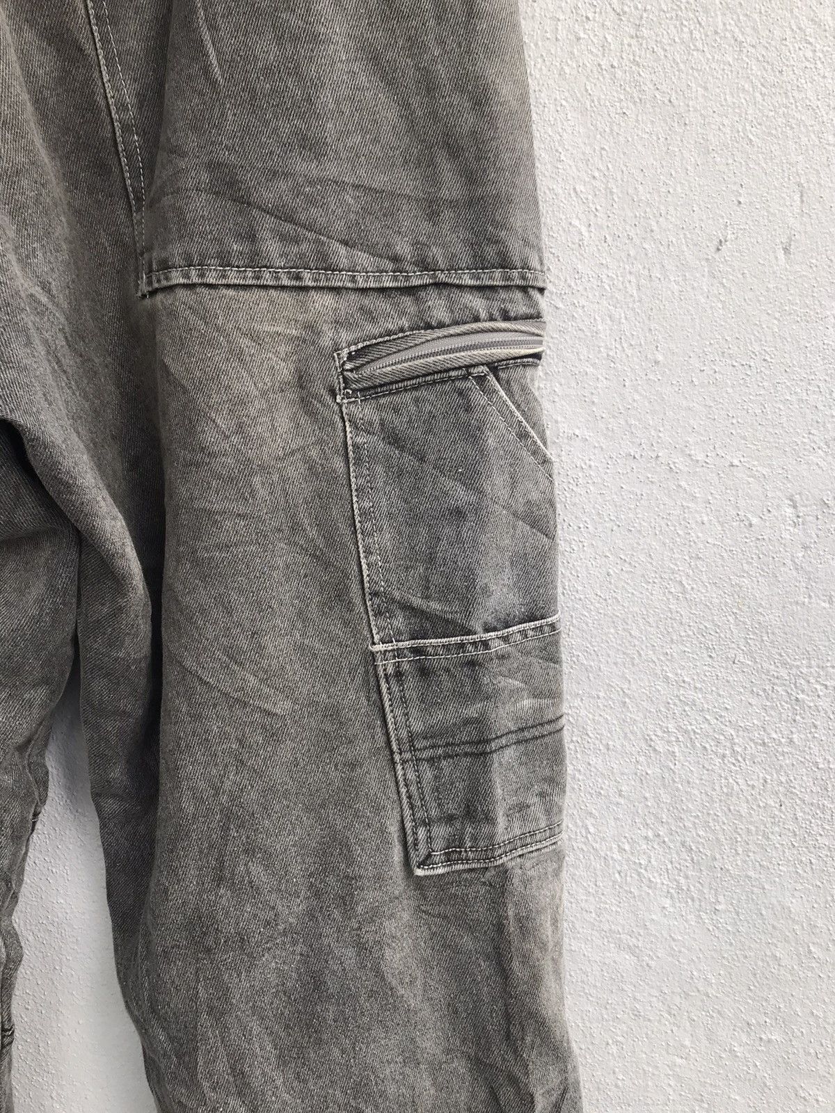 Japanese Brand × Vintage Japanese Brand Baggy Cargo Jeans Size US 30 / EU 46 - 11 Thumbnail
