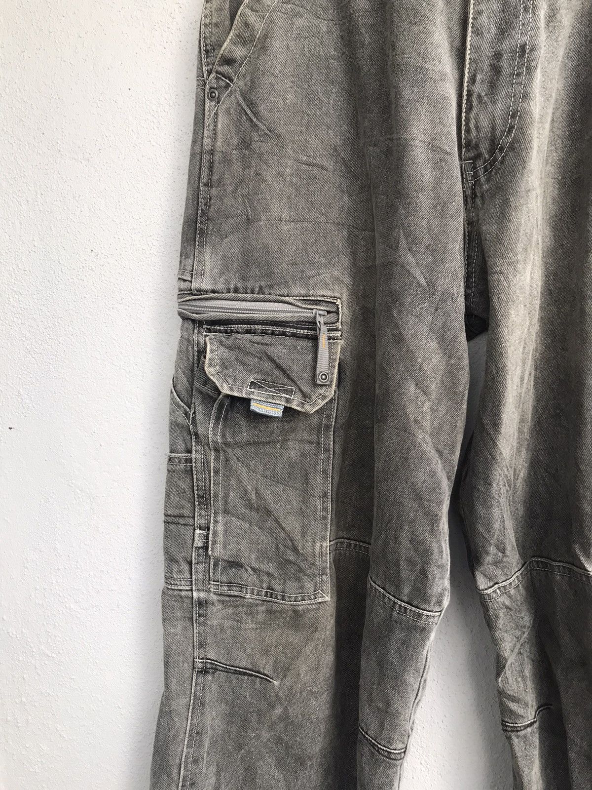 Japanese Brand × Vintage Japanese Brand Baggy Cargo Jeans Size US 30 / EU 46 - 4 Thumbnail