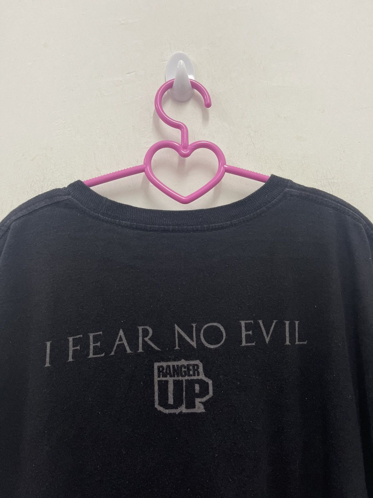 American Apparel Rare Vintage RANGER UP I Fear No Evil Saint Michael Tee Size US M / EU 48-50 / 2 - 5 Thumbnail