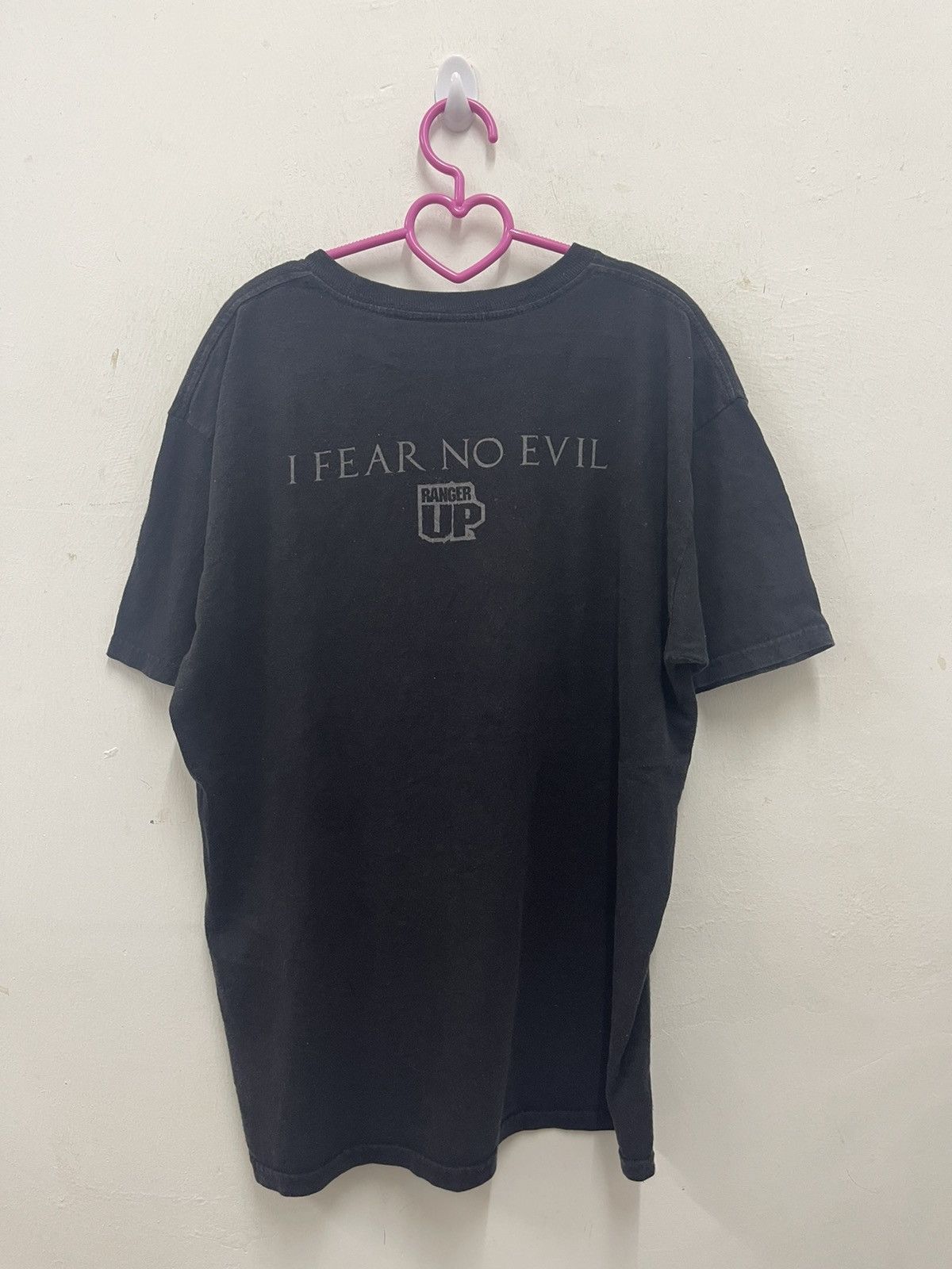 American Apparel Rare Vintage RANGER UP I Fear No Evil Saint Michael Tee Size US M / EU 48-50 / 2 - 4 Thumbnail